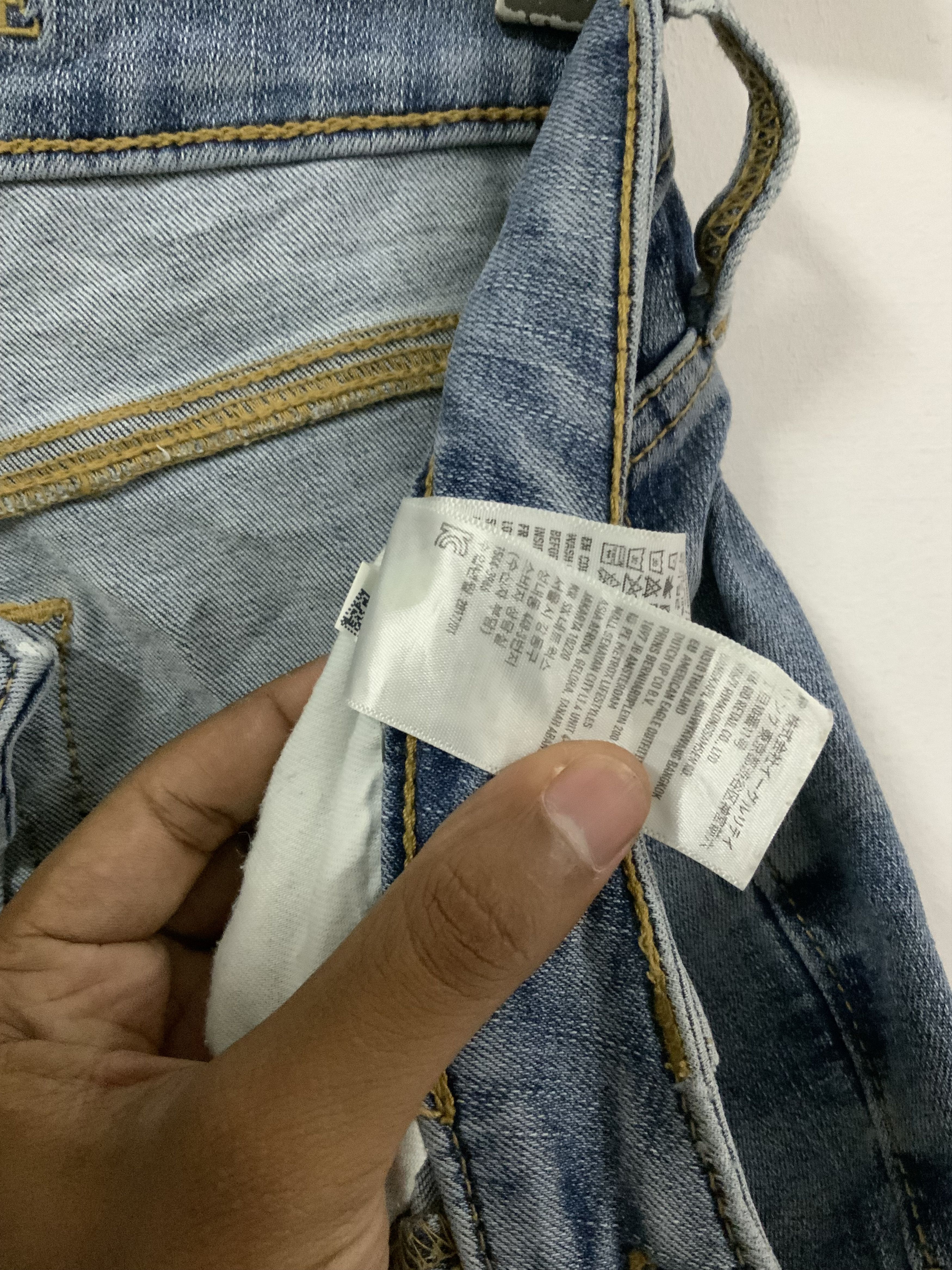 Vintage American Eagle Outfitter Distressed Super Skinny Jean Size US 30 / EU 46 - 17 Thumbnail