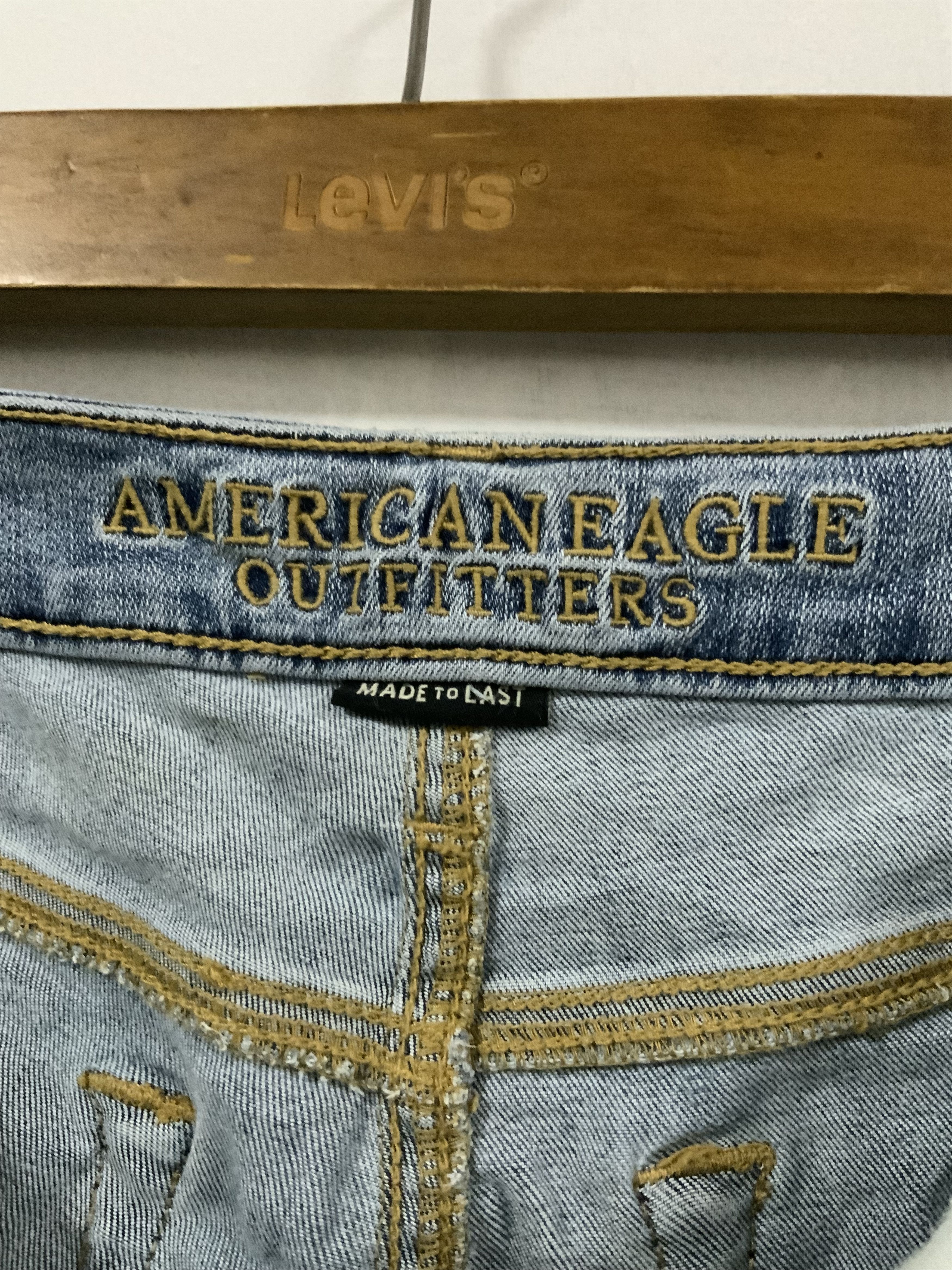 Vintage American Eagle Outfitter Distressed Super Skinny Jean Size US 30 / EU 46 - 13 Thumbnail