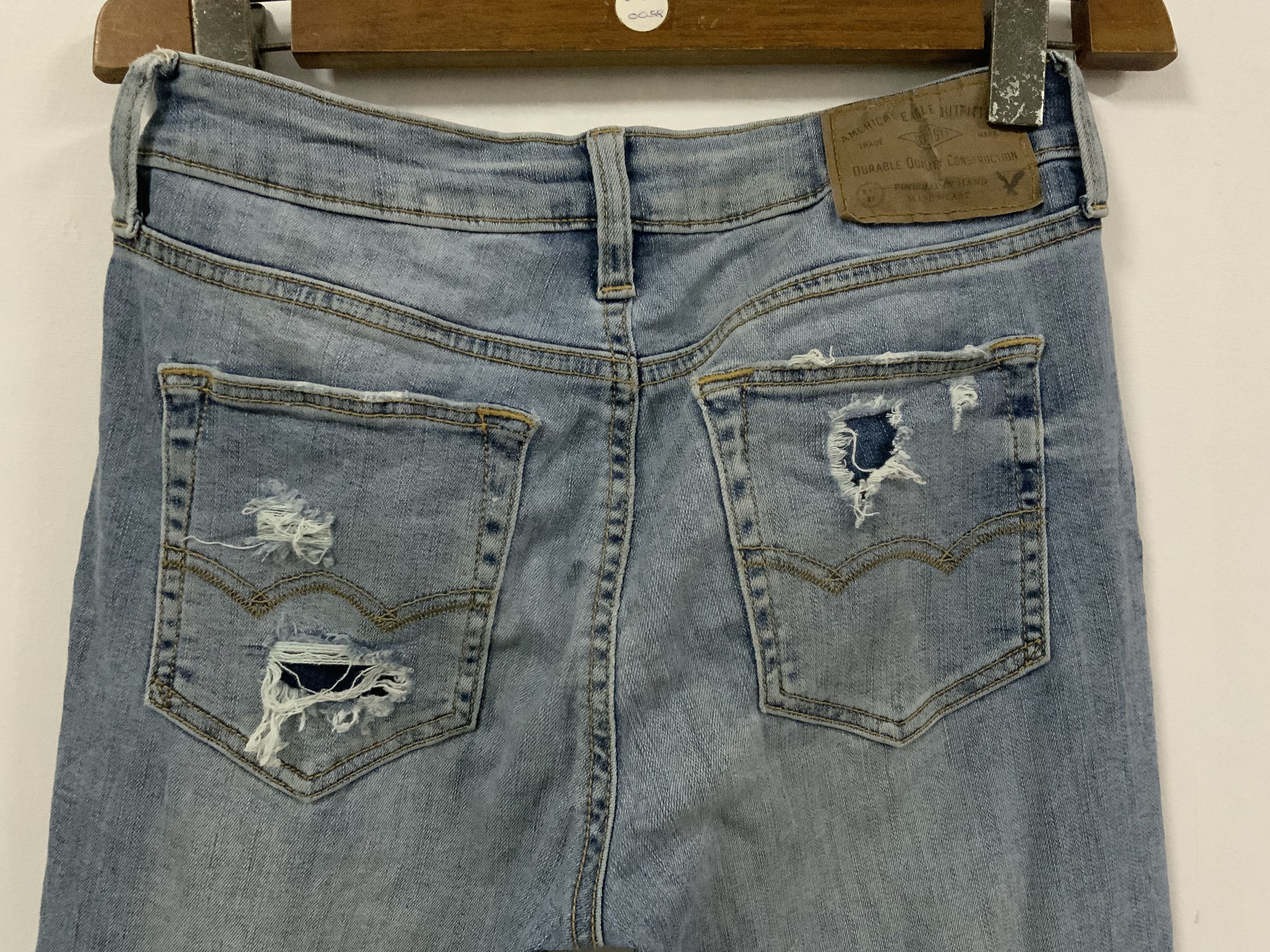 Vintage American Eagle Outfitter Distressed Super Skinny Jean Size US 30 / EU 46 - 6 Thumbnail
