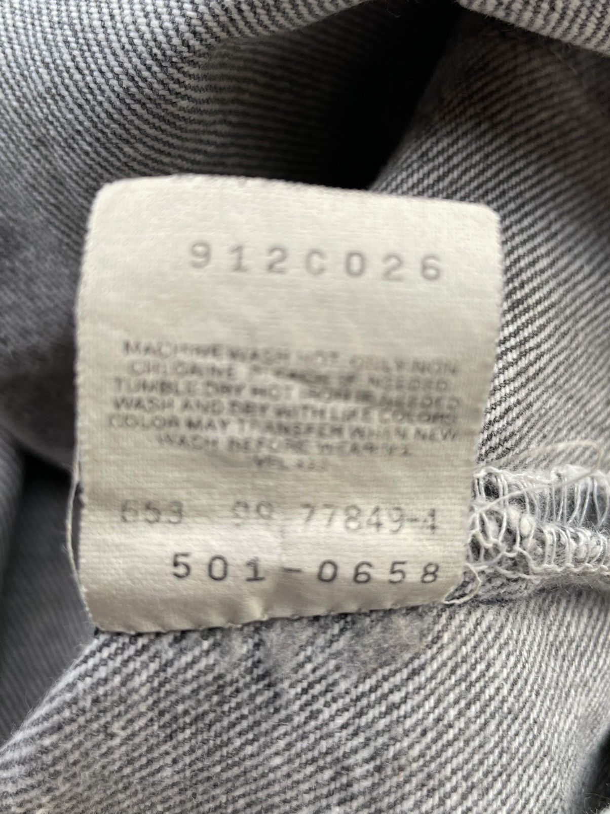 Levi's Levi’s 501 e Vintage 1999 Usa Aging Faded Wash Size US 33 - 18 Thumbnail