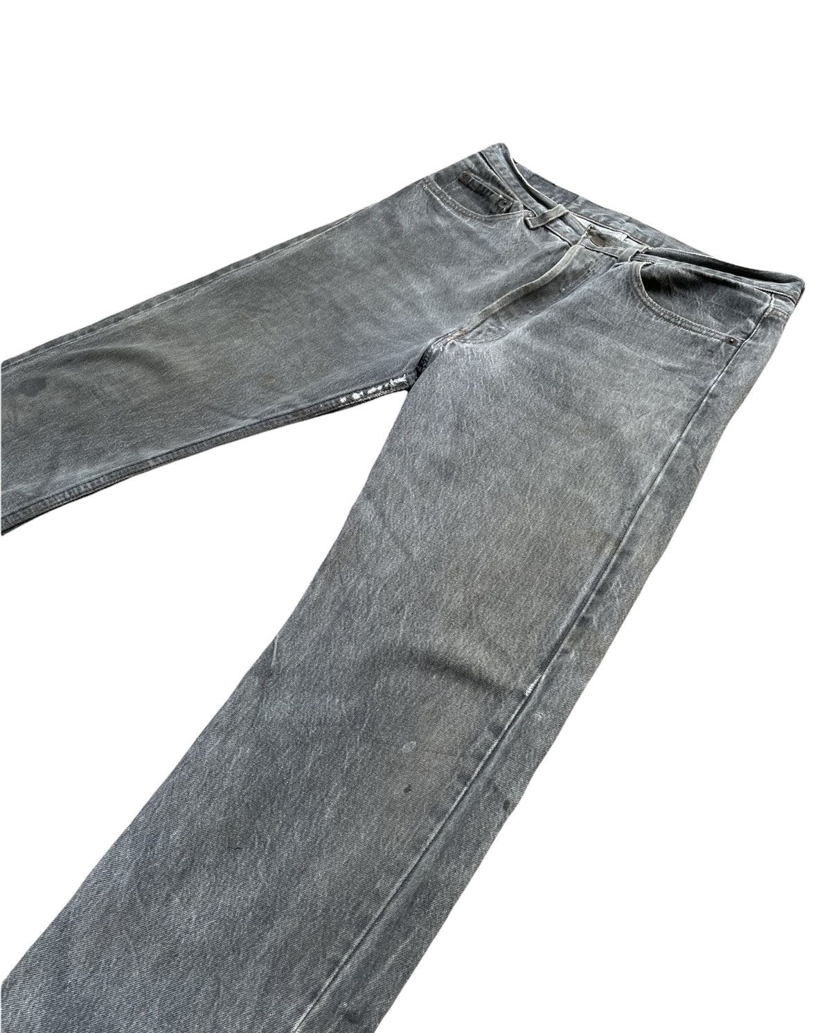 Levi's Levi’s 501 e Vintage 1999 Usa Aging Faded Wash Size US 33 - 2 Thumbnail