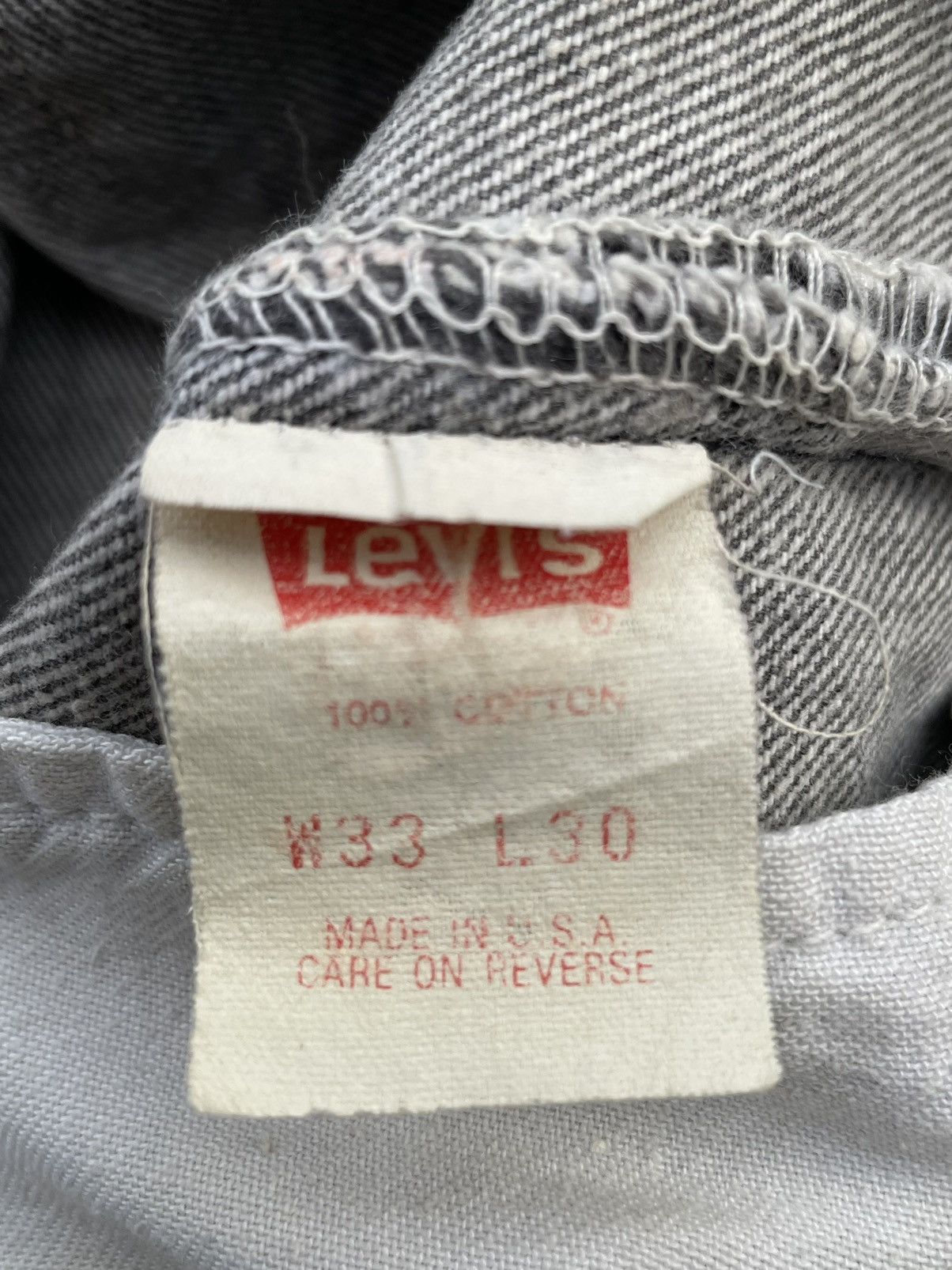 Levi's Levi’s 501 e Vintage 1999 Usa Aging Faded Wash Size US 33 - 19 Thumbnail