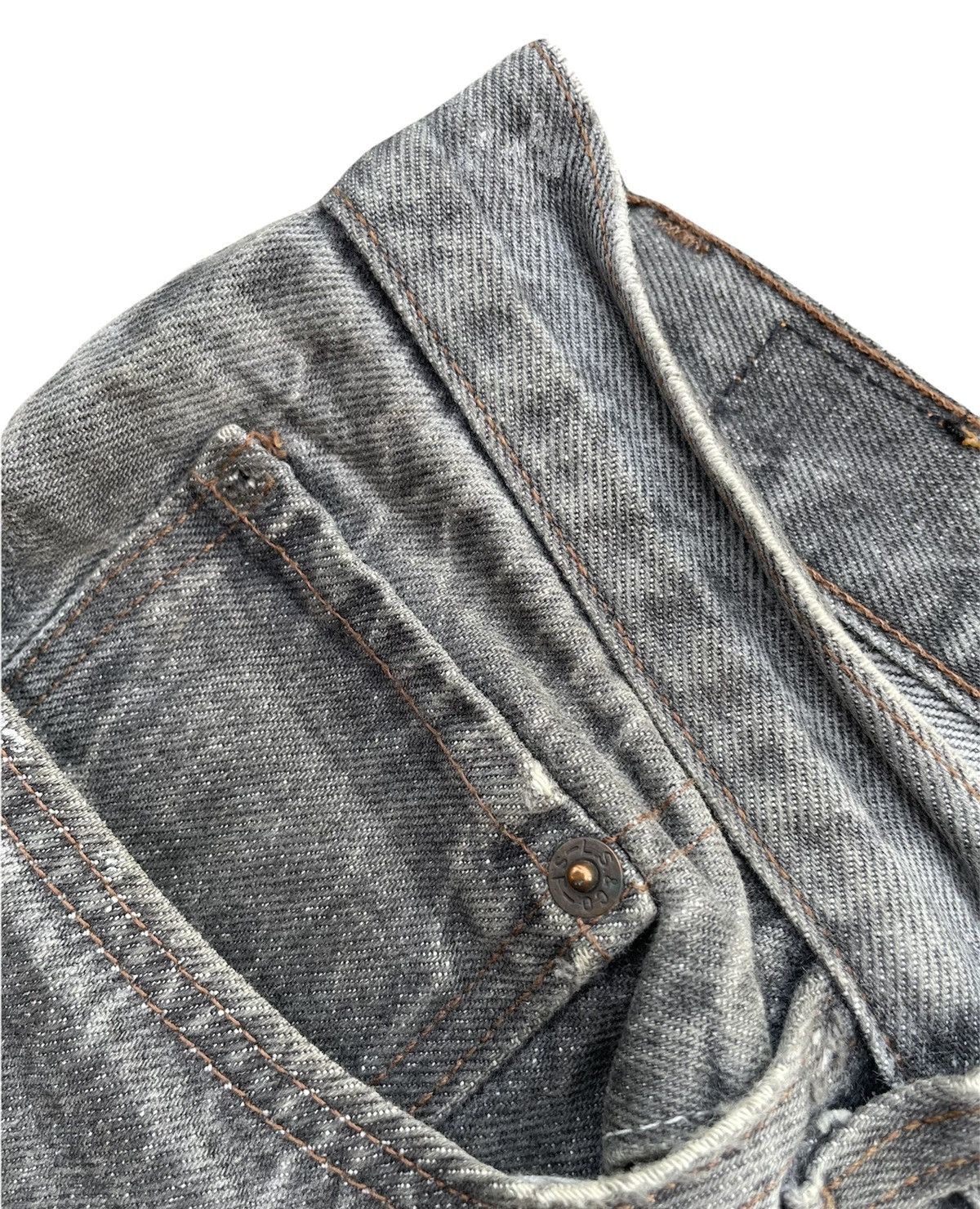 Levi's Levi’s 501 e Vintage 1999 Usa Aging Faded Wash Size US 33 - 9 Thumbnail