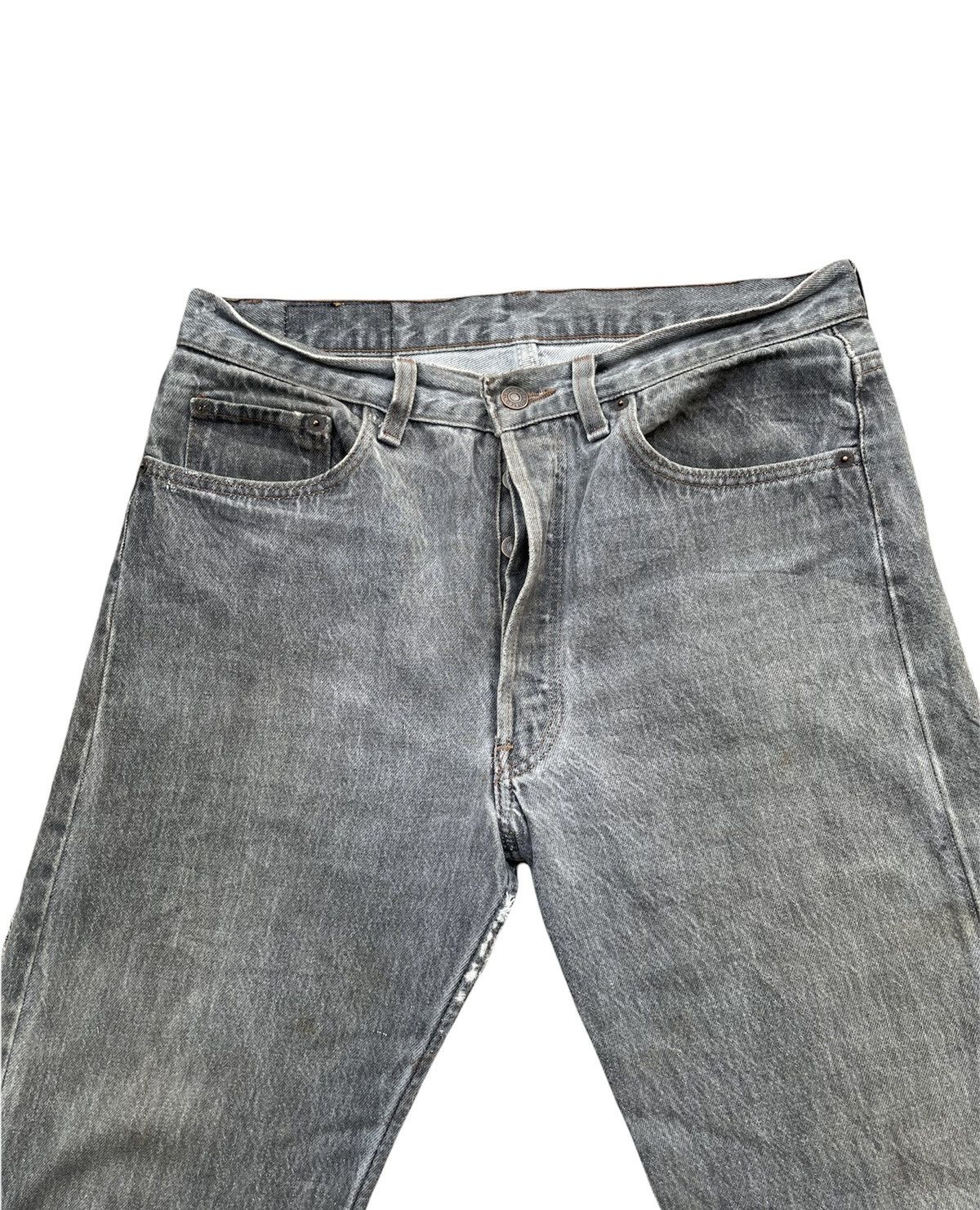 Levi's Levi’s 501 e Vintage 1999 Usa Aging Faded Wash Size US 33 - 6 Thumbnail