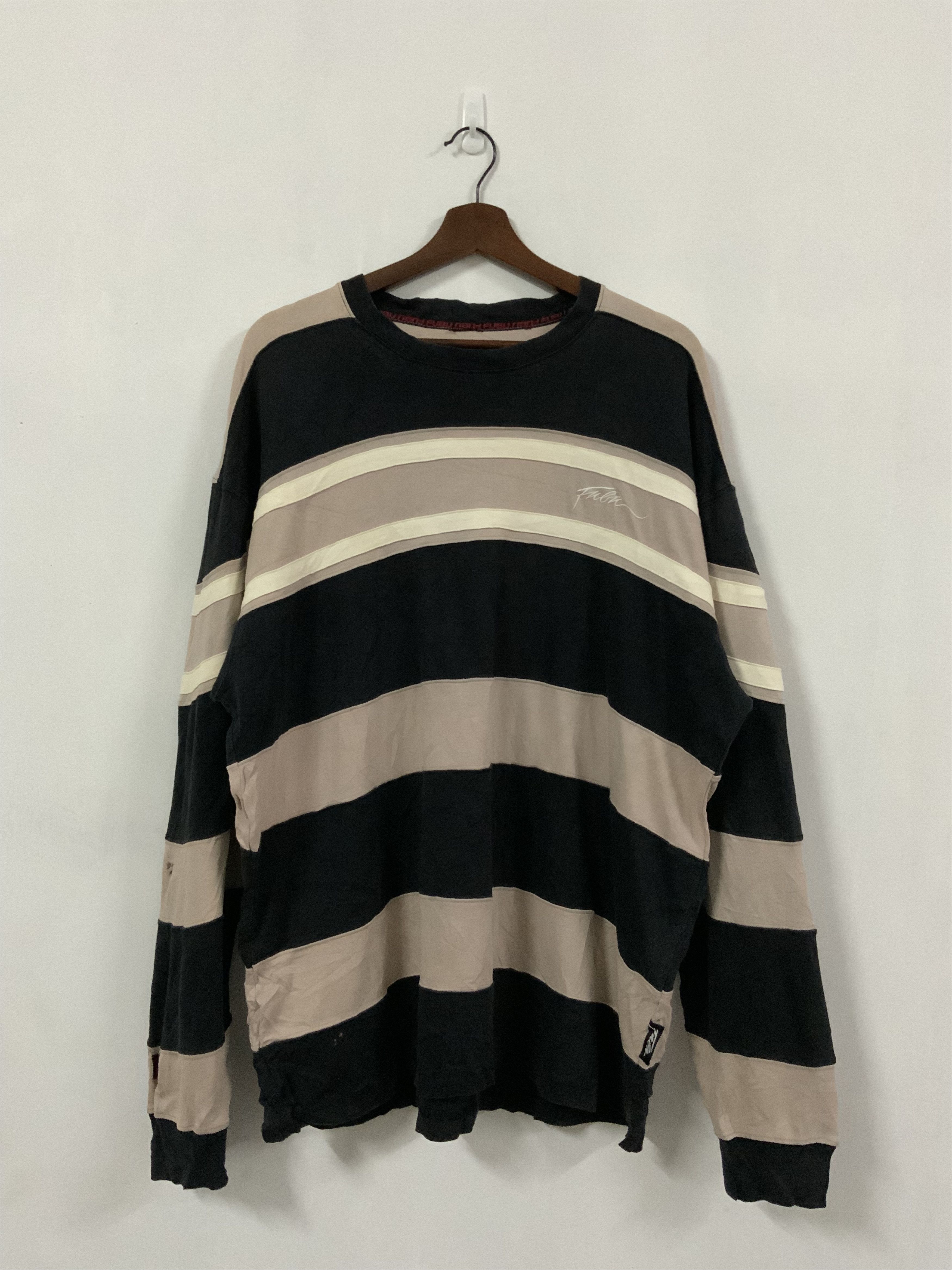 Fubu Fubu XL Striped Long Sleeve T-Shirt Size US XL / EU 56 / 4 - 3 Thumbnail