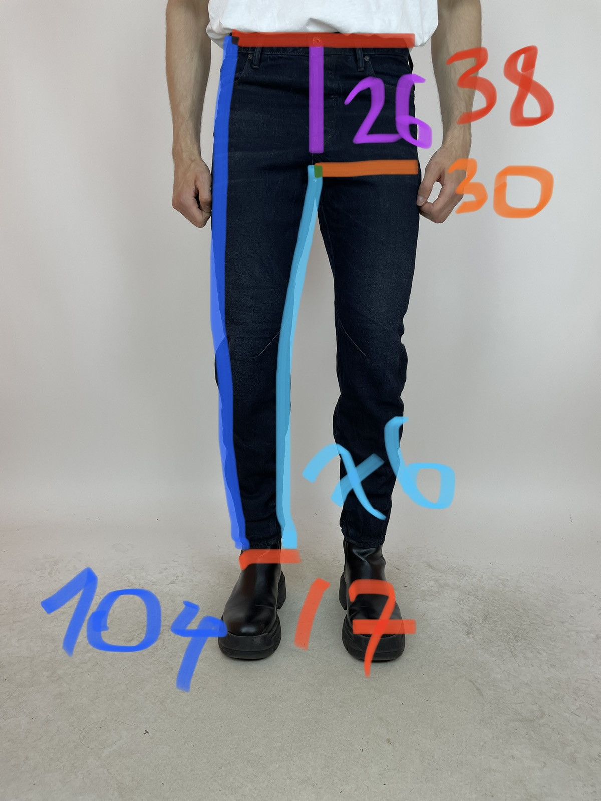 G-Star G-star RAW ARC 3D Relaxed Tapered Jeans 29x32 Size US 29 - 20 Thumbnail