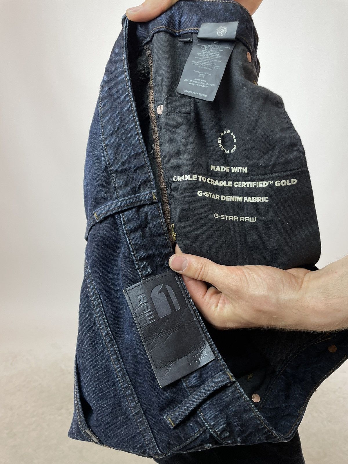 G-Star G-star RAW ARC 3D Relaxed Tapered Jeans 29x32 Size US 29 - 19 Thumbnail