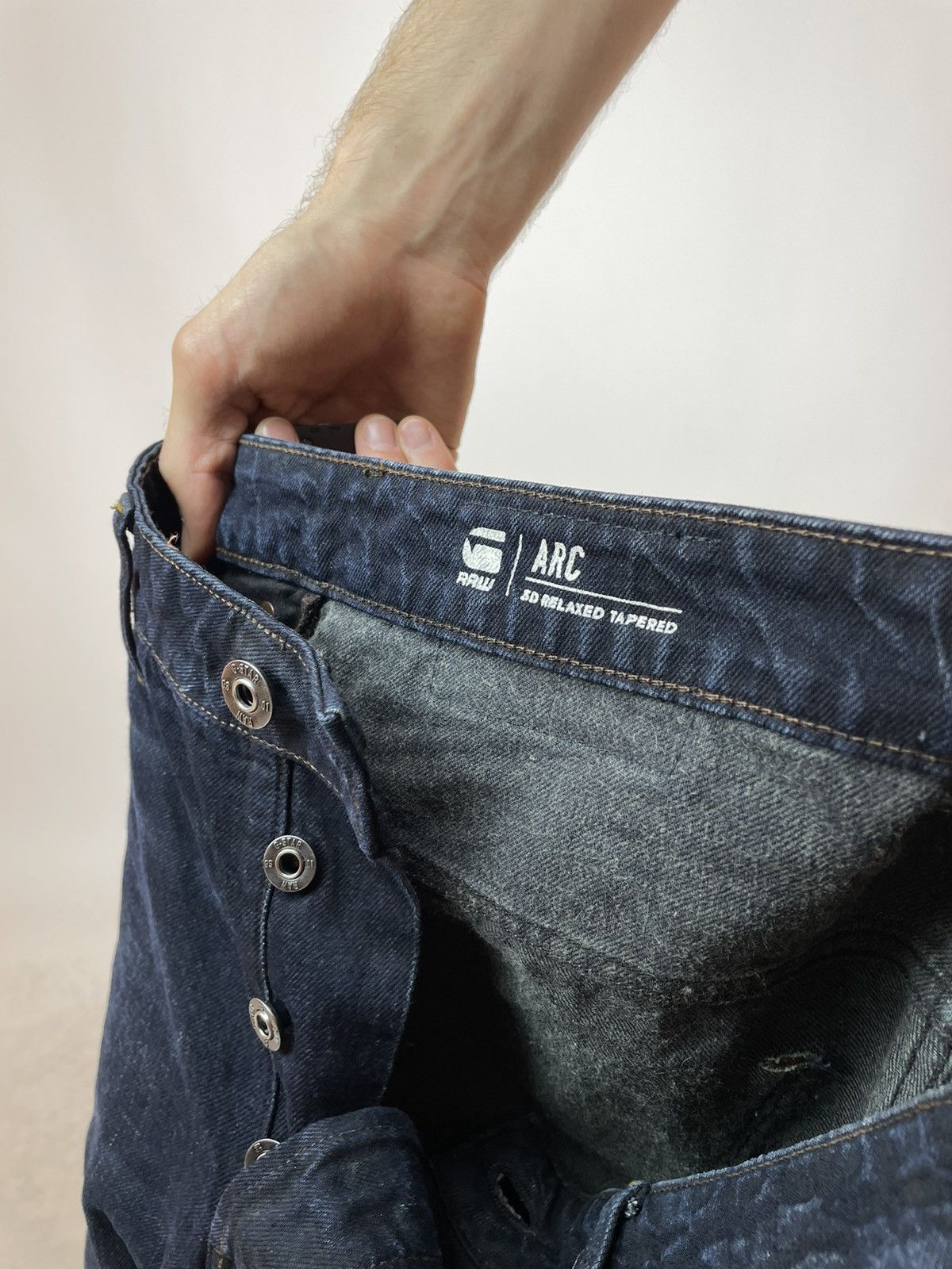 G-Star G-star RAW ARC 3D Relaxed Tapered Jeans 29x32 Size US 29 - 15 Thumbnail