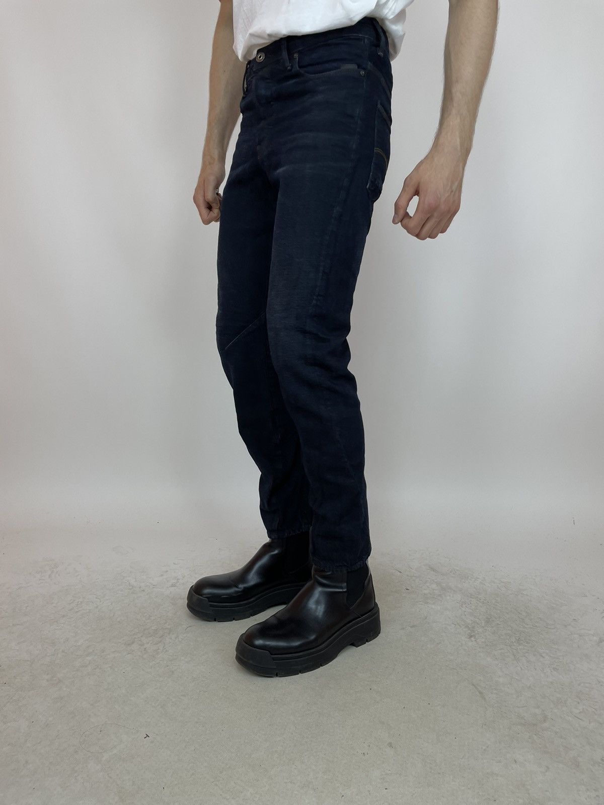 G-Star G-star RAW ARC 3D Relaxed Tapered Jeans 29x32 Size US 29 - 4 Thumbnail