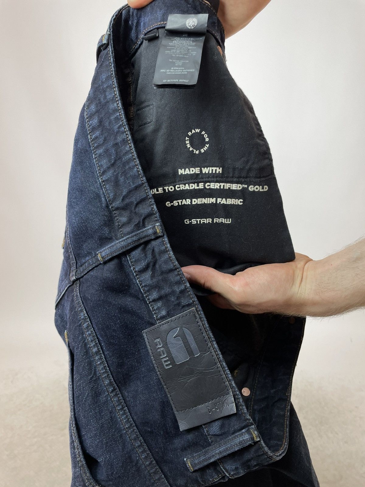 G-Star G-star RAW ARC 3D Relaxed Tapered Jeans 29x32 Size US 29 - 18 Thumbnail