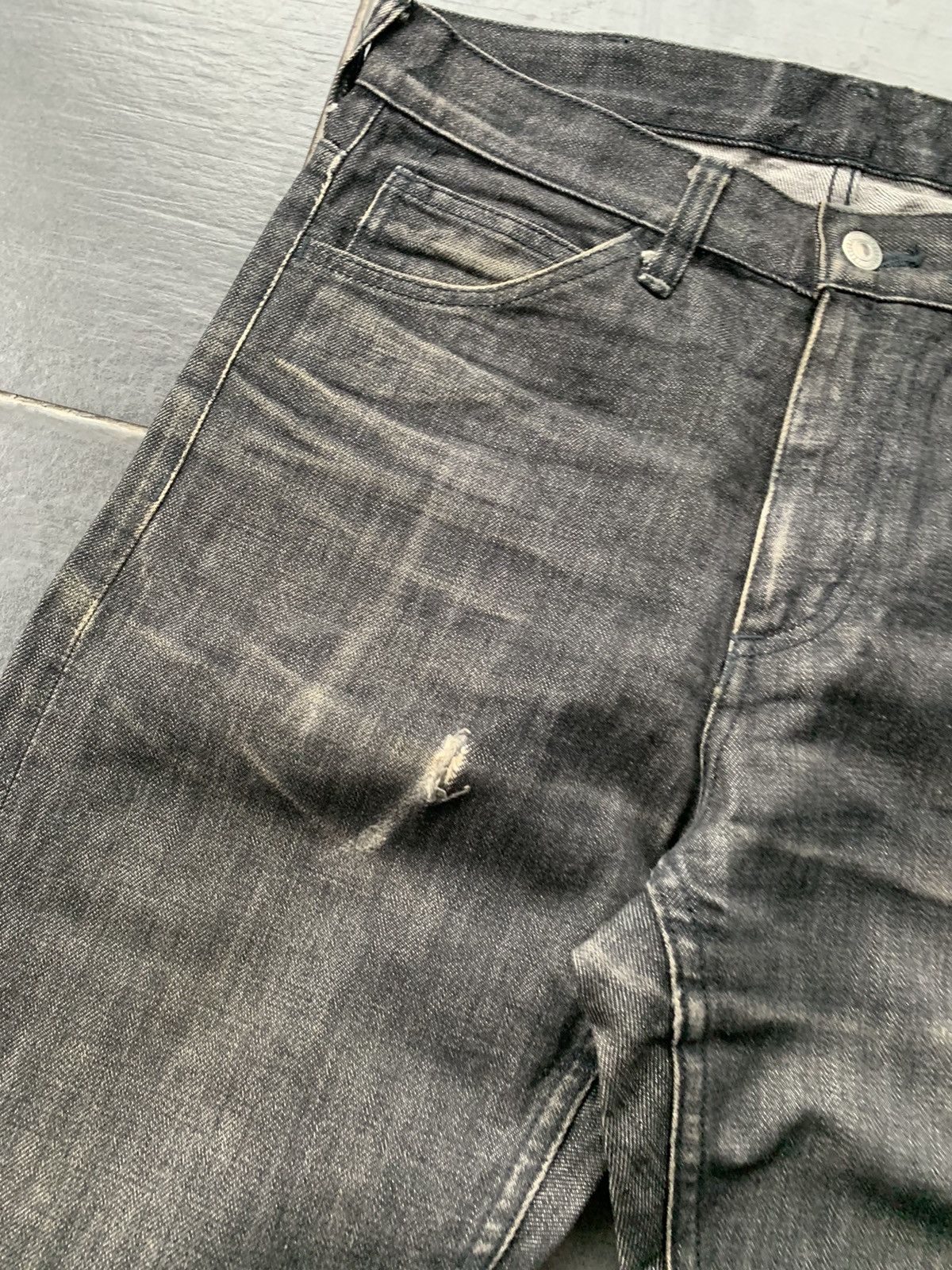United Arrows Blue Label Distressed Denim Size US 31 - 3 Thumbnail