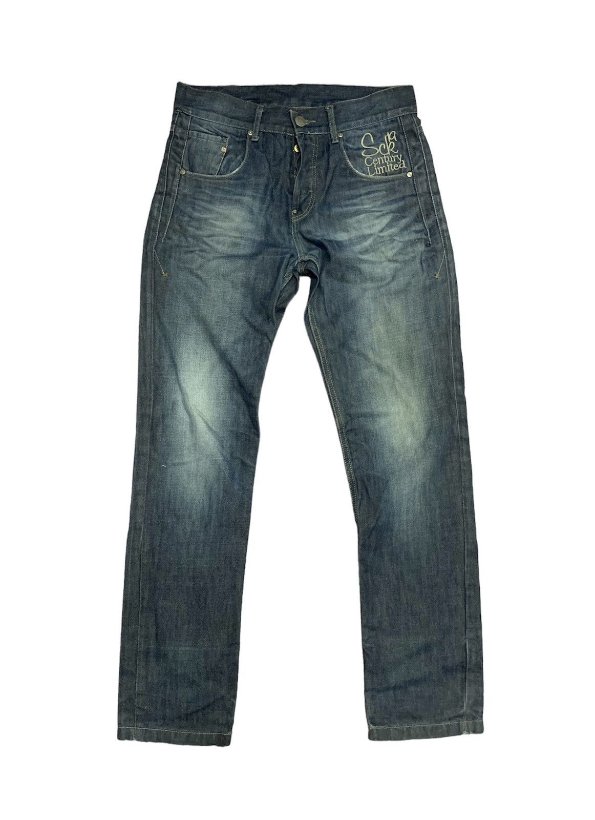 Pull & Bear Y2K SICKO19 PULL & BEAR DENIM JEANS Size US 34 / EU 50 - 2 Thumbnail
