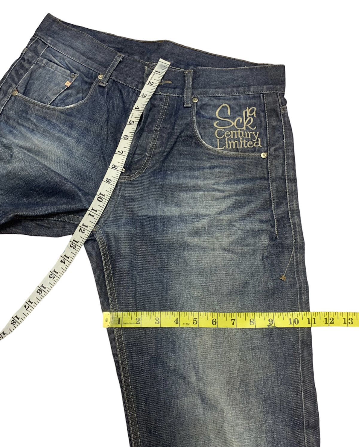Pull & Bear Y2K SICKO19 PULL & BEAR DENIM JEANS Size US 34 / EU 50 - 11 Thumbnail