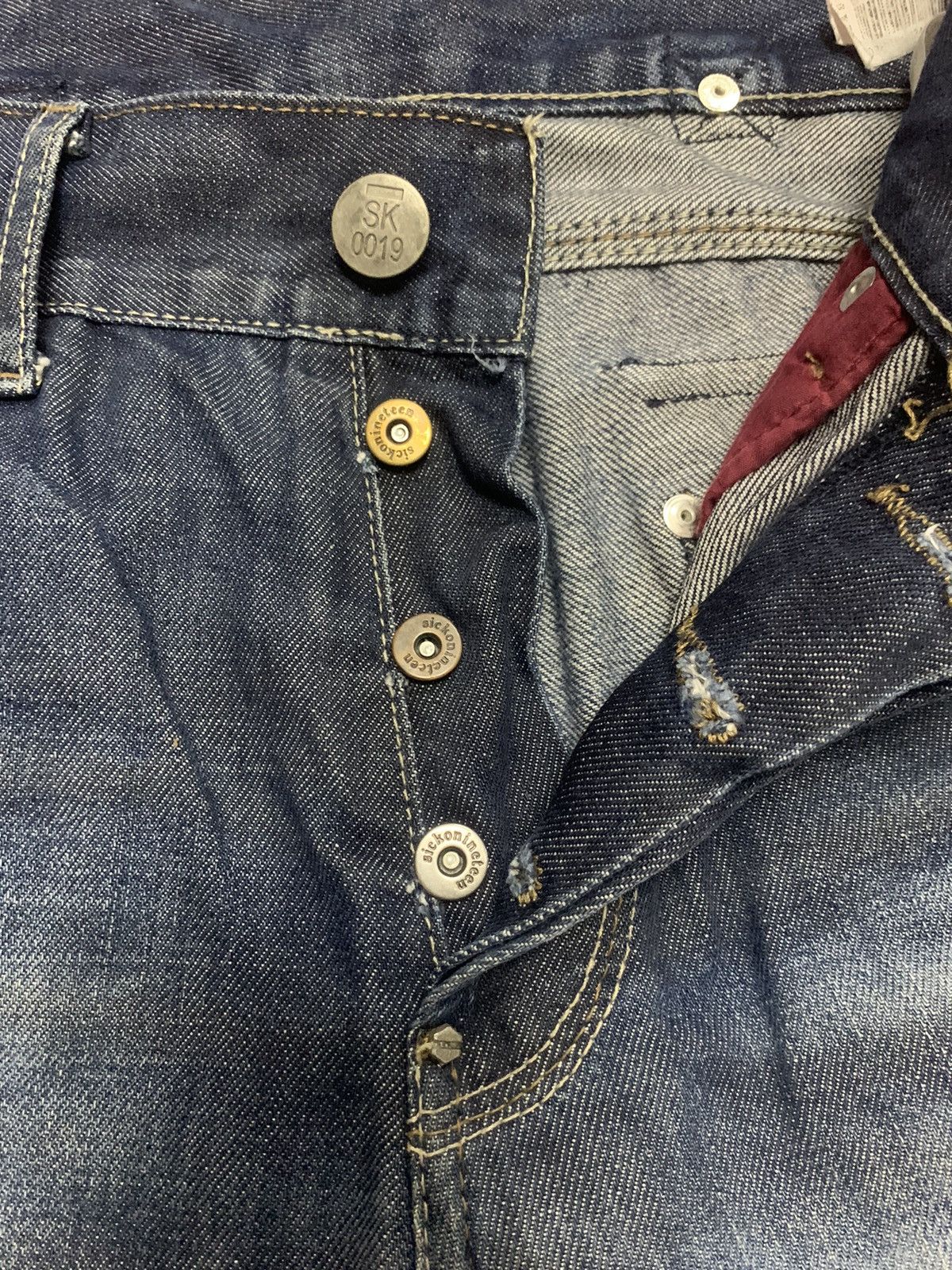 Pull & Bear Y2K SICKO19 PULL & BEAR DENIM JEANS Size US 34 / EU 50 - 5 Thumbnail