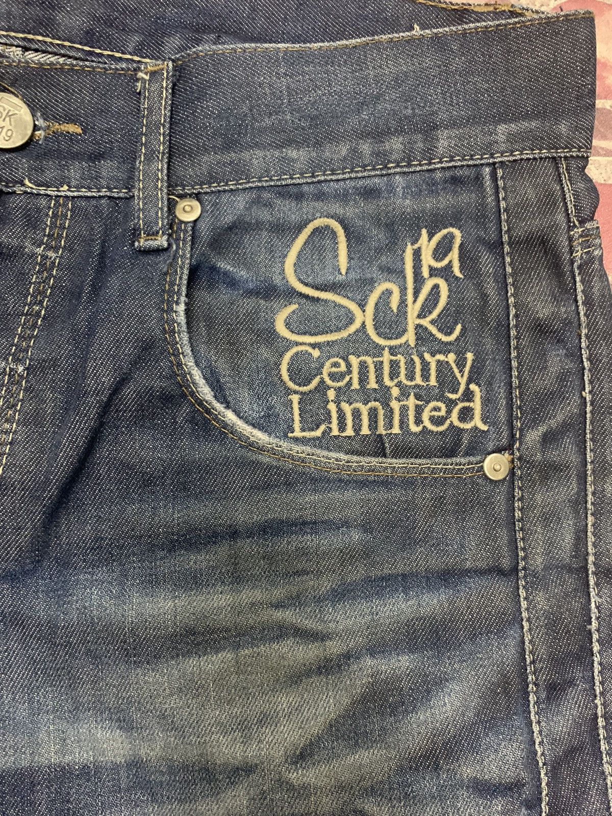 Pull & Bear Y2K SICKO19 PULL & BEAR DENIM JEANS Size US 34 / EU 50 - 7 Thumbnail