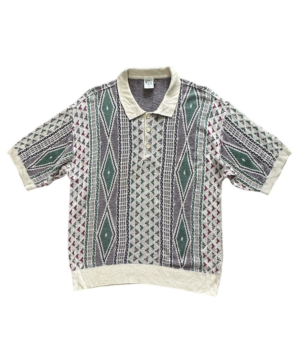 Vintage Vintage Modigliani Printed Knitwear Shirt Size US M / EU 48-50 / 2 - 1 Thumbnail