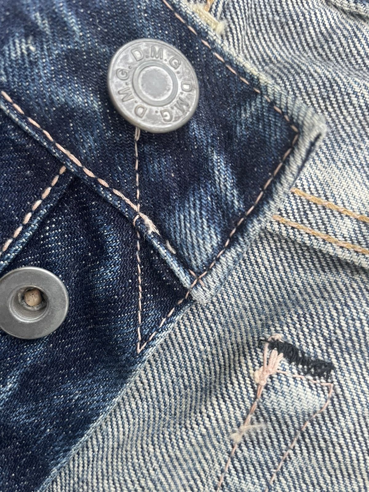Japanese Brand × Vintage Vintage DMG Selvedge Denim Size US 30 / EU 46 - 16 Thumbnail
