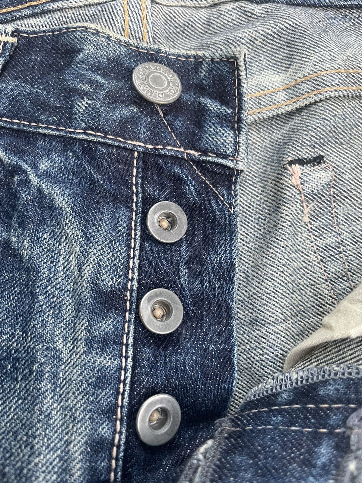 Japanese Brand × Vintage Vintage DMG Selvedge Denim Size US 30 / EU 46 - 17 Thumbnail