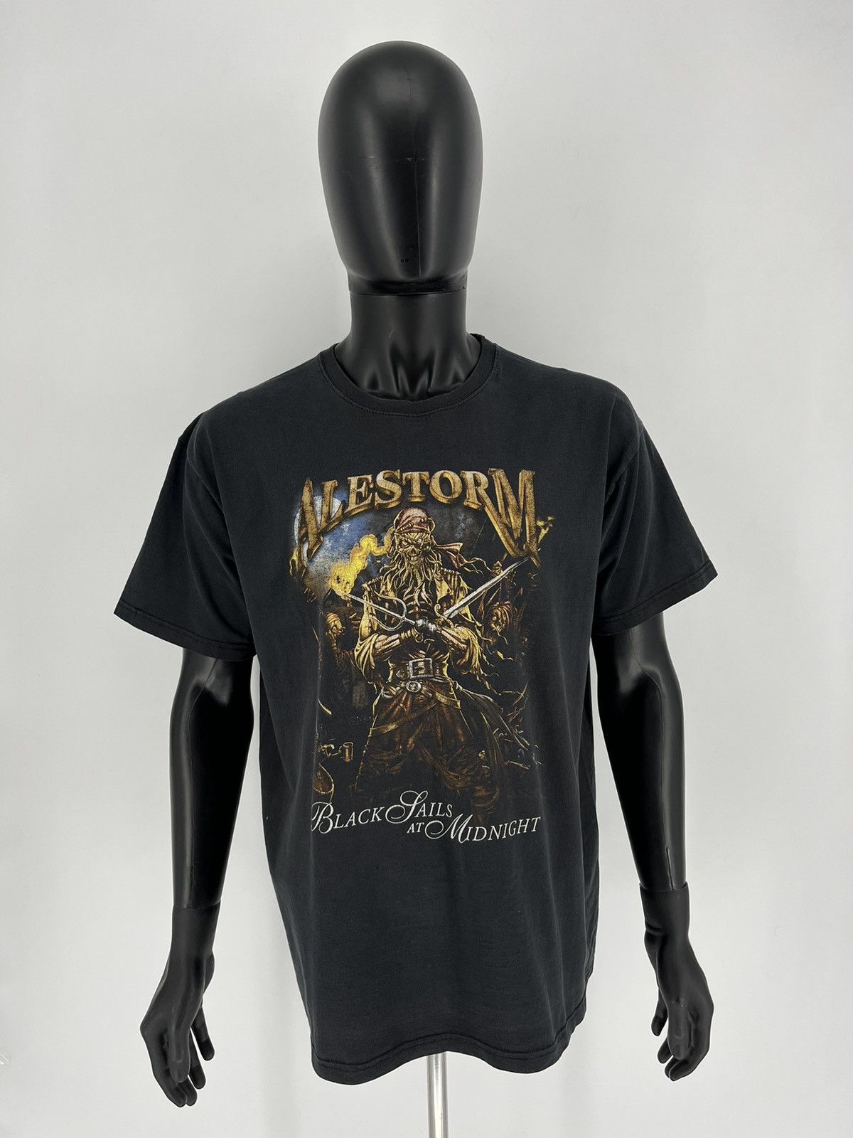 Band Tees × Vintage Vintage Alestorm Graphic Band Tee Metal Rock Punk Official Size US XL / EU 56 / 4 - 2 Thumbnail