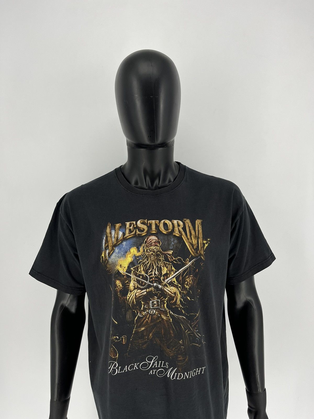 Band Tees × Vintage Vintage Alestorm Graphic Band Tee Metal Rock Punk Official Size US XL / EU 56 / 4 - 1 Thumbnail