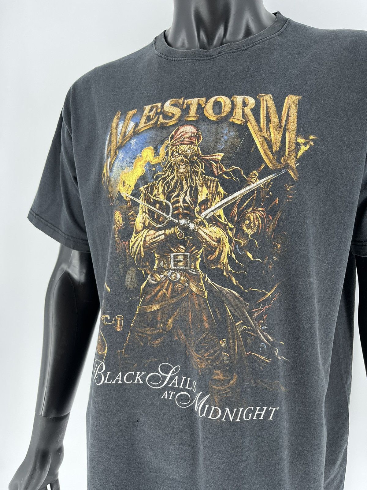 Band Tees × Vintage Vintage Alestorm Graphic Band Tee Metal Rock Punk Official Size US XL / EU 56 / 4 - 6 Thumbnail