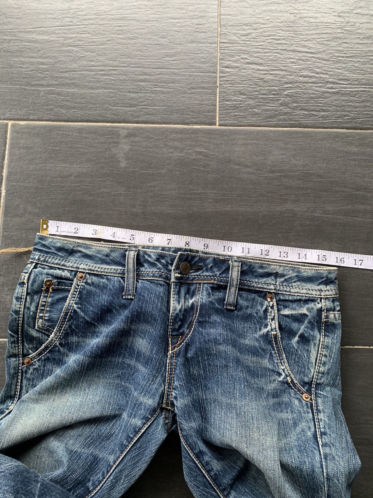Japanese Brand Vintage John Bull Faded Wash Denim Size US 31 - 9 Thumbnail