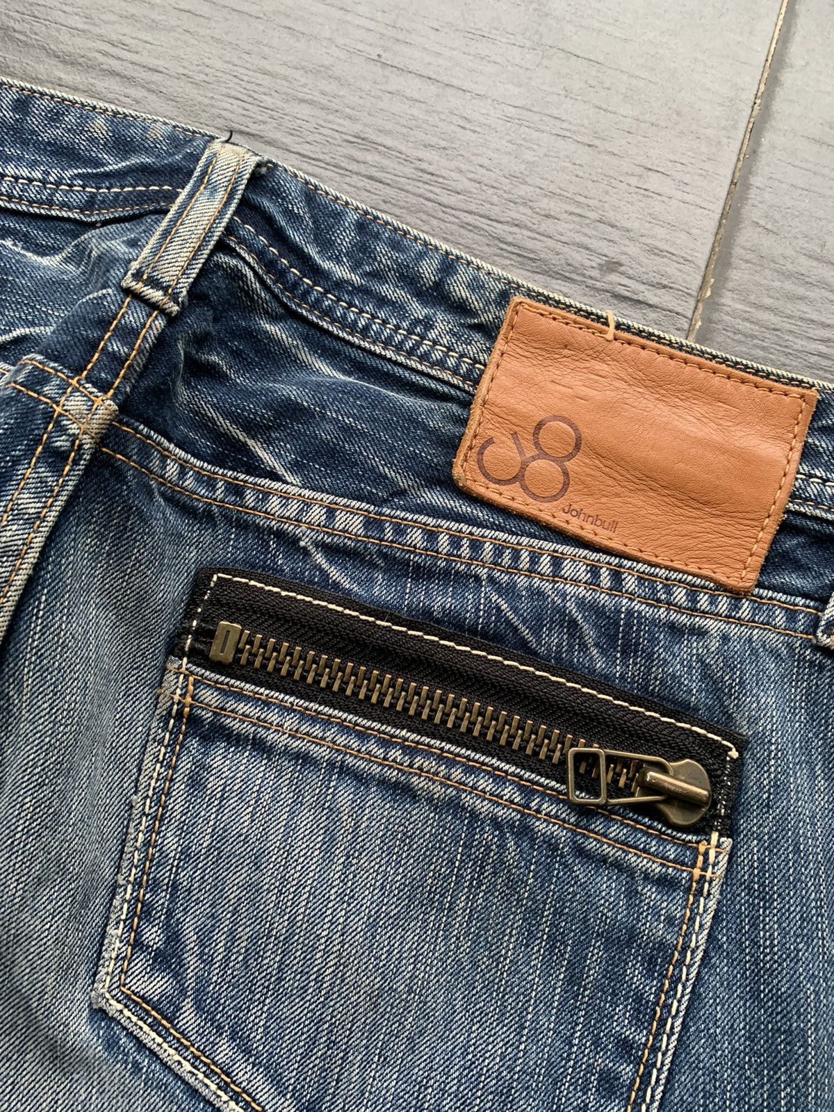 Japanese Brand Vintage John Bull Faded Wash Denim Size US 31 - 8 Thumbnail