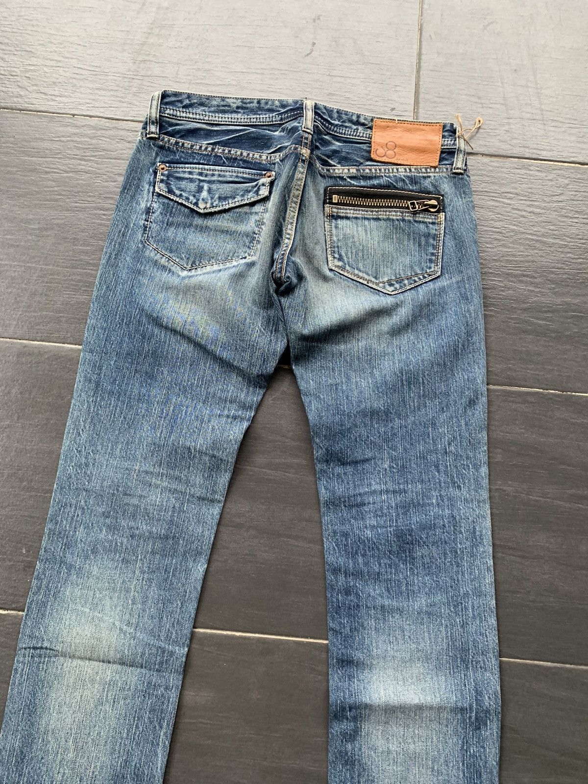Japanese Brand Vintage John Bull Faded Wash Denim Size US 31 - 7 Thumbnail