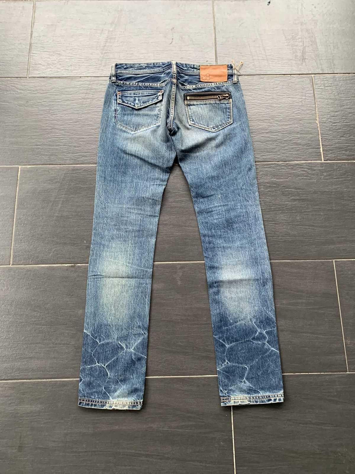 Japanese Brand Vintage John Bull Faded Wash Denim Size US 31 - 5 Thumbnail