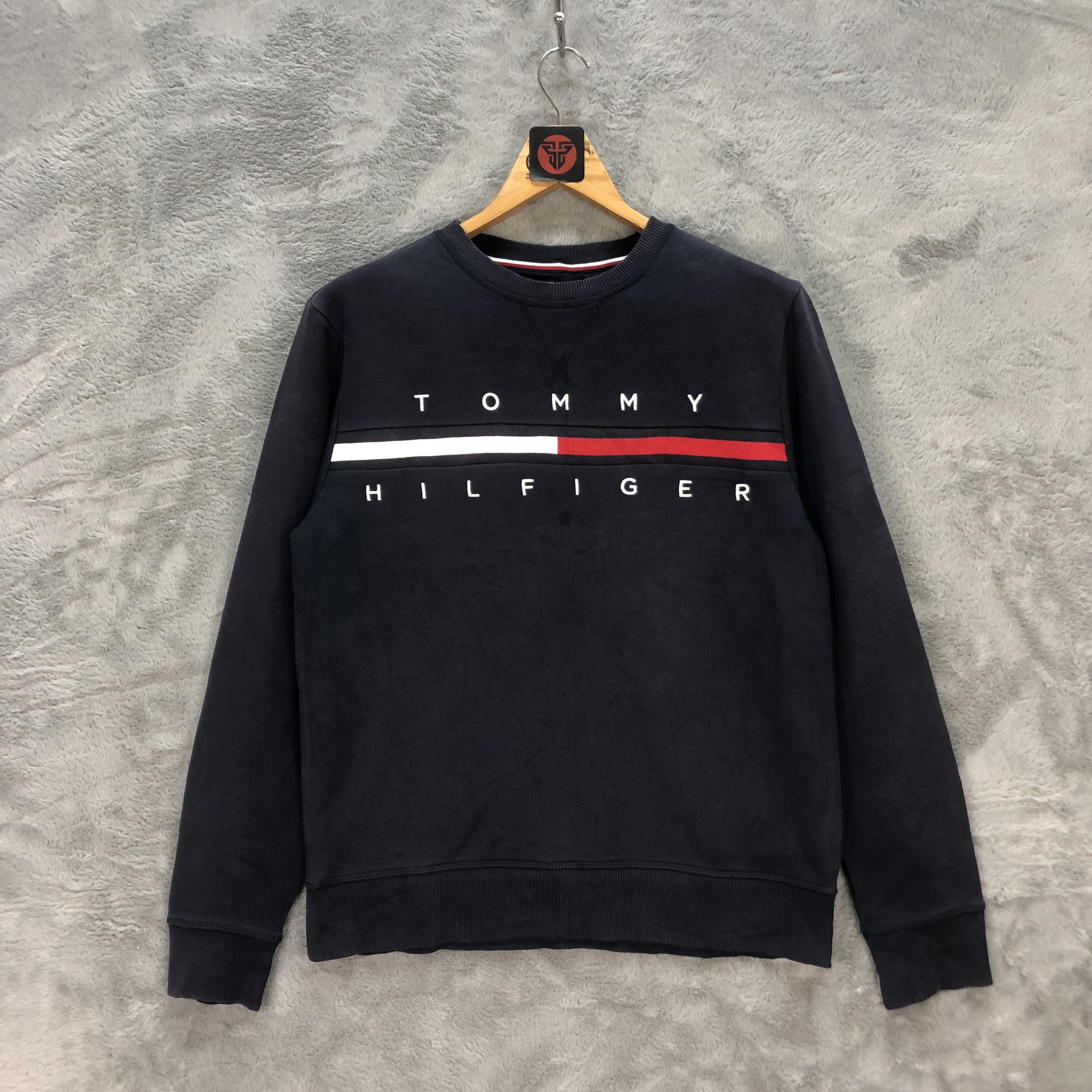 Tommy Hilfiger Tommy Hilfiger Big Logo Sweatshirts #6301-59 Size US M / EU 48-50 / 2 - 1 Thumbnail