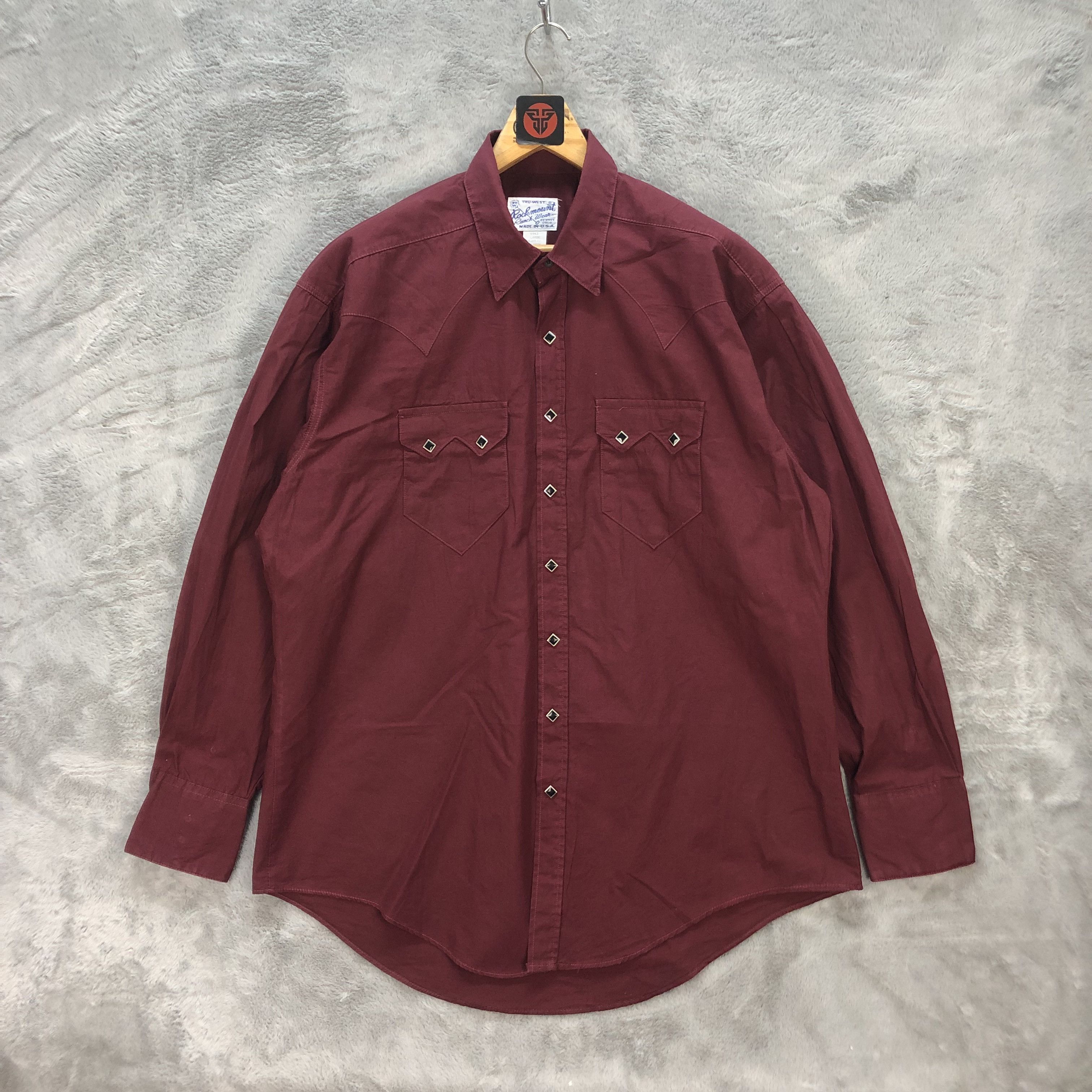 Other Rockmount Ranchwear Tru-West Western Shirt #6288-58 Size US L / EU 52-54 / 3 - 1 Thumbnail