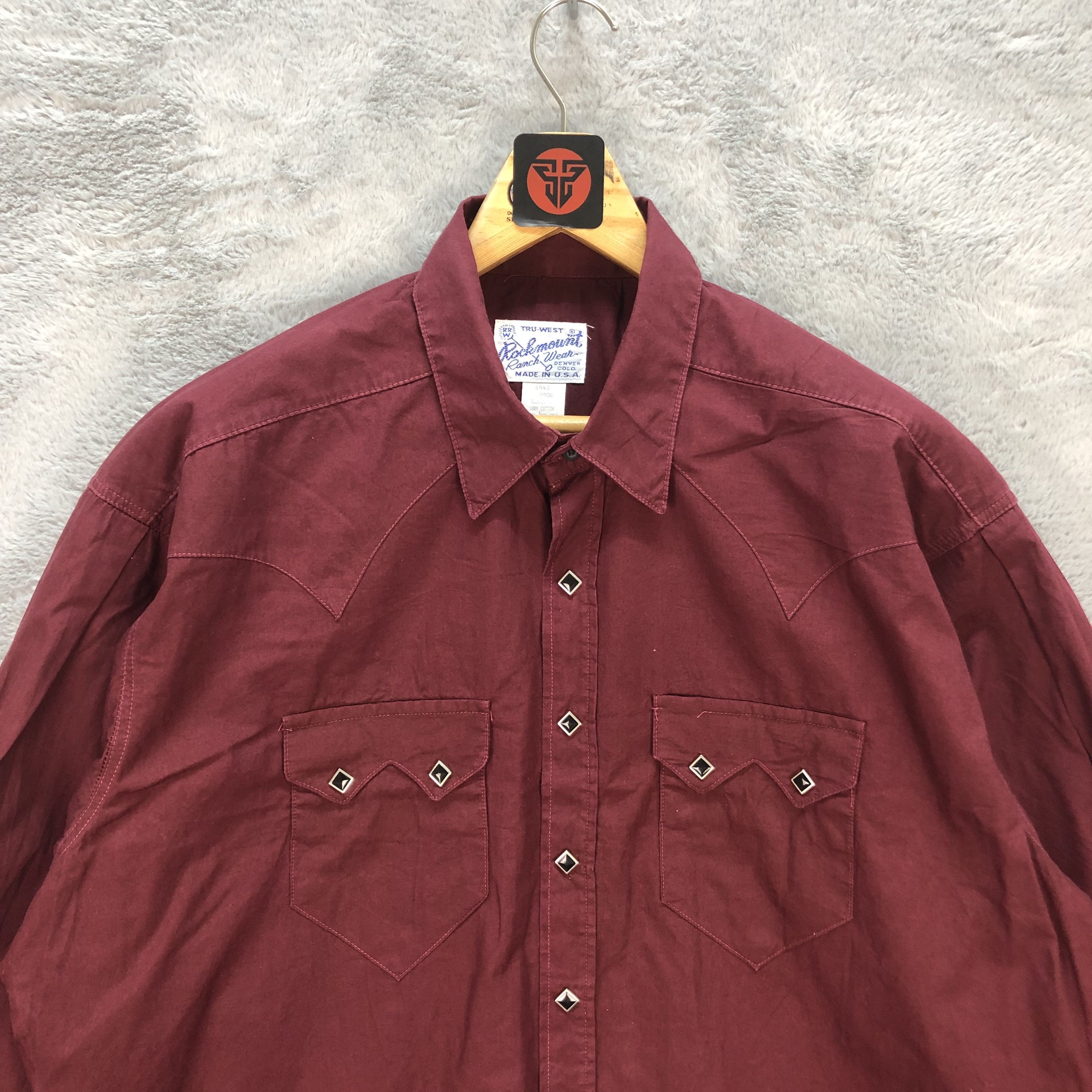 Other Rockmount Ranchwear Tru-West Western Shirt #6288-58 Size US L / EU 52-54 / 3 - 2 Thumbnail