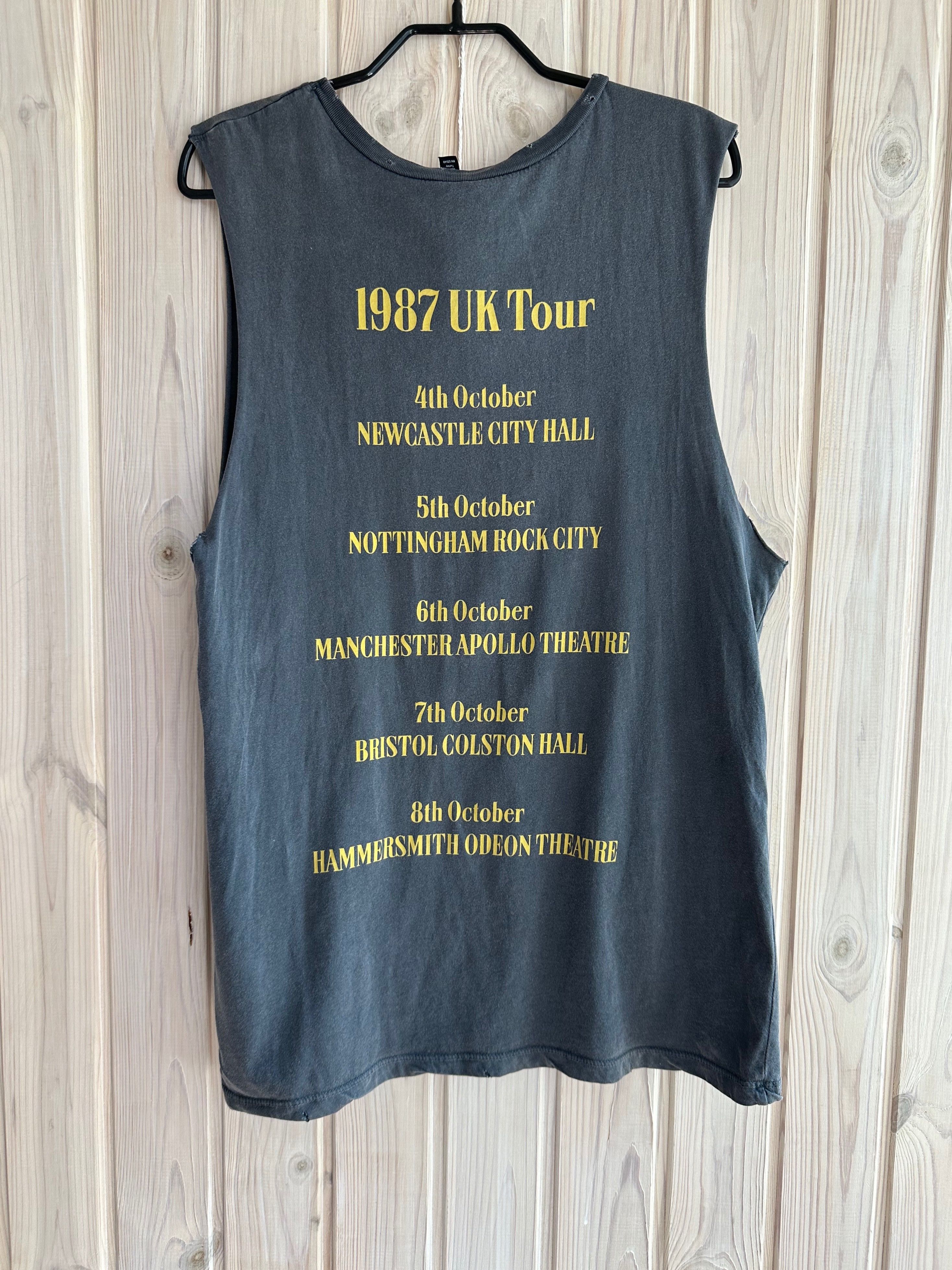 Band Tees REPRINT 1987 Guns'n'Roses UK tour t shirt tee sleeveless Size M / US 6-8 / IT 42-44 - 9 Thumbnail