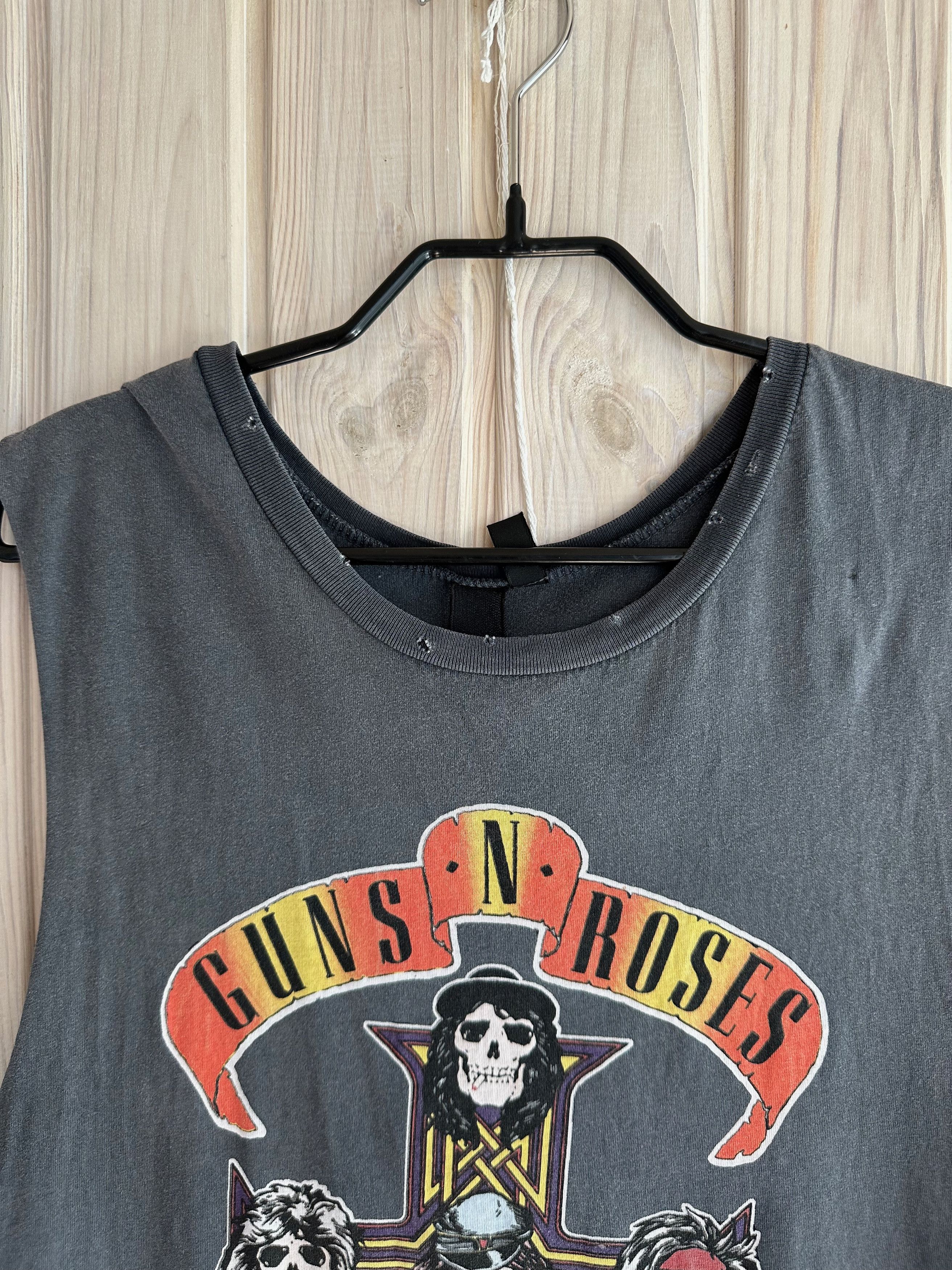 Band Tees REPRINT 1987 Guns'n'Roses UK tour t shirt tee sleeveless Size M / US 6-8 / IT 42-44 - 5 Thumbnail
