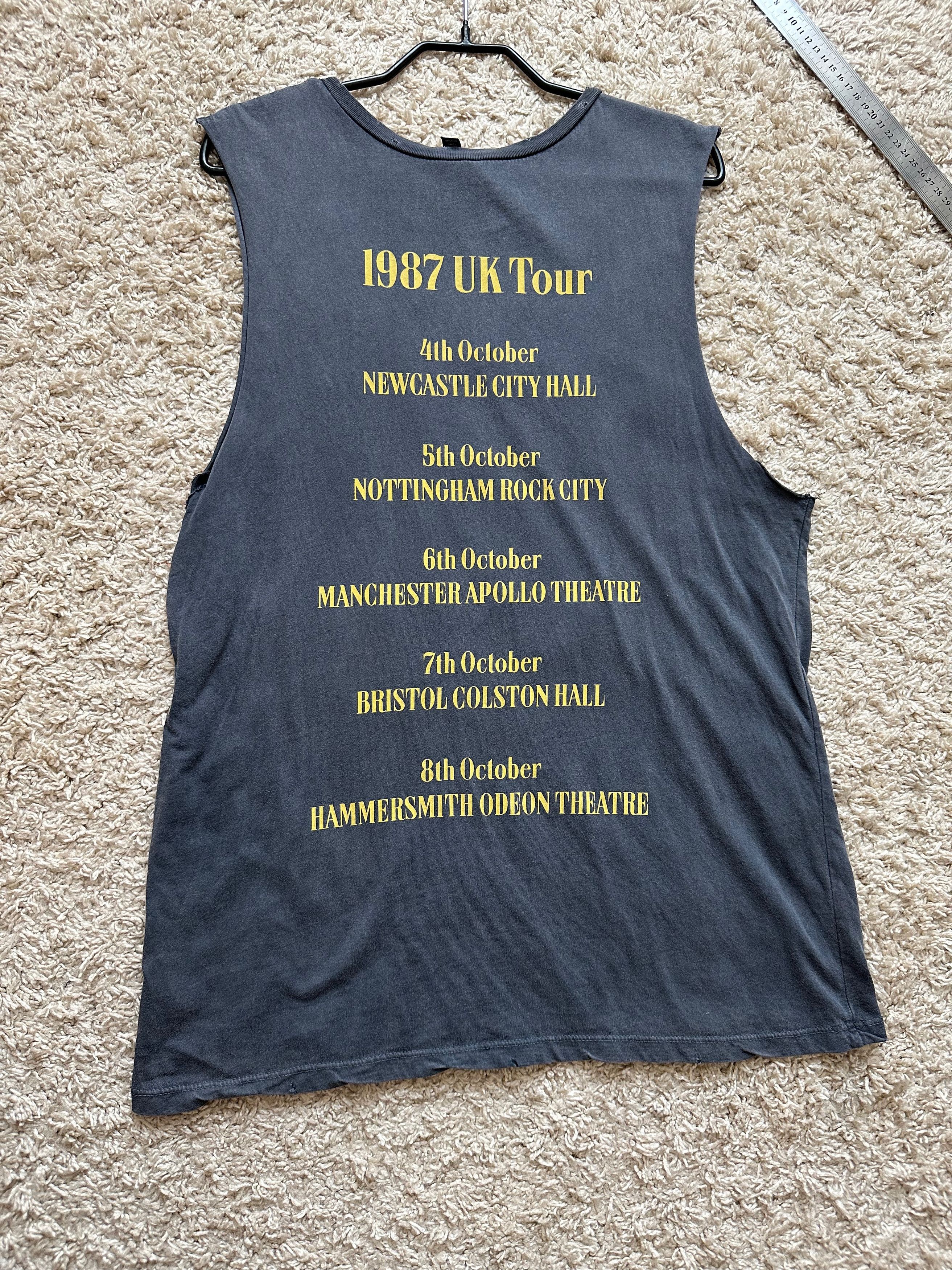 Band Tees REPRINT 1987 Guns'n'Roses UK tour t shirt tee sleeveless Size M / US 6-8 / IT 42-44 - 11 Thumbnail