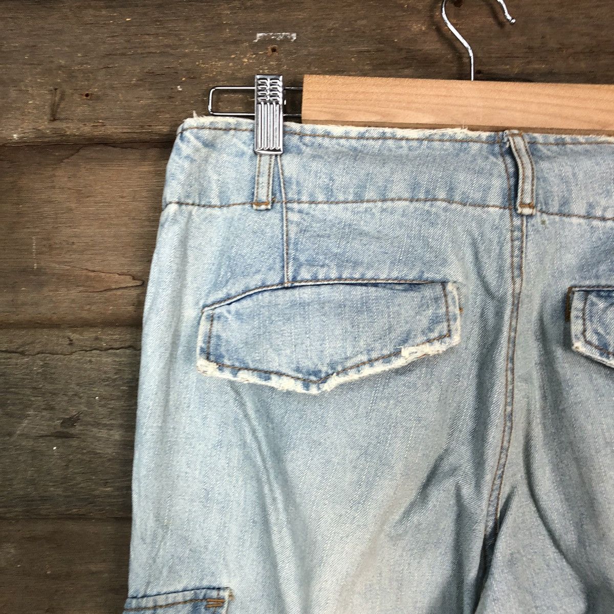 Japanese Brand Page Boy Blue Denim Multipocket Pants #6733 Size US 30 / EU 46 - 13 Thumbnail