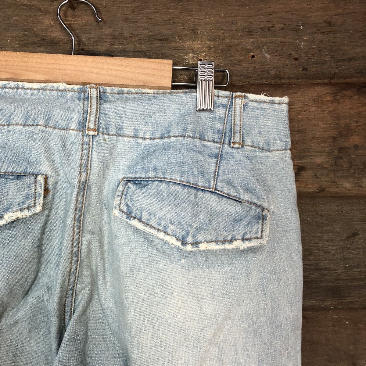 Japanese Brand Page Boy Blue Denim Multipocket Pants #6733 Size US 30 / EU 46 - 14 Thumbnail