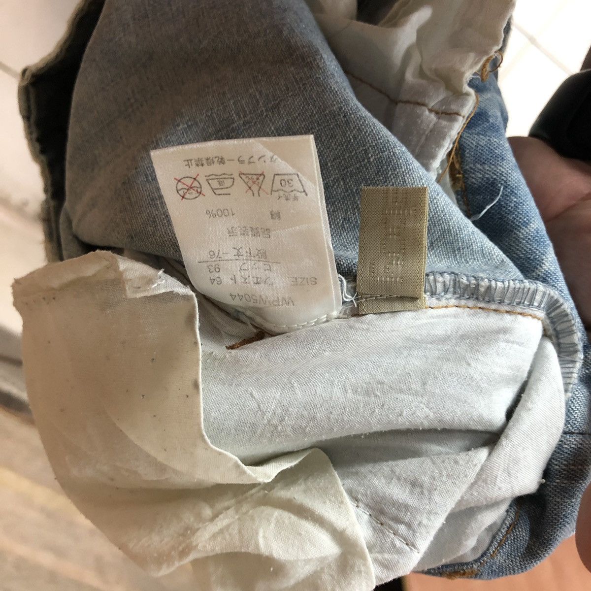 Japanese Brand Page Boy Blue Denim Multipocket Pants #6733 Size US 30 / EU 46 - 15 Thumbnail