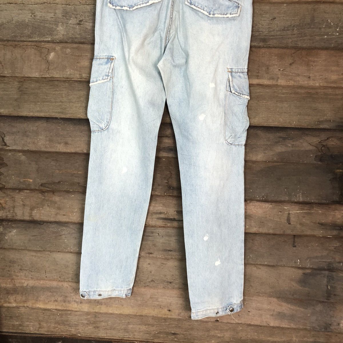 Japanese Brand Page Boy Blue Denim Multipocket Pants #6733 Size US 30 / EU 46 - 10 Thumbnail