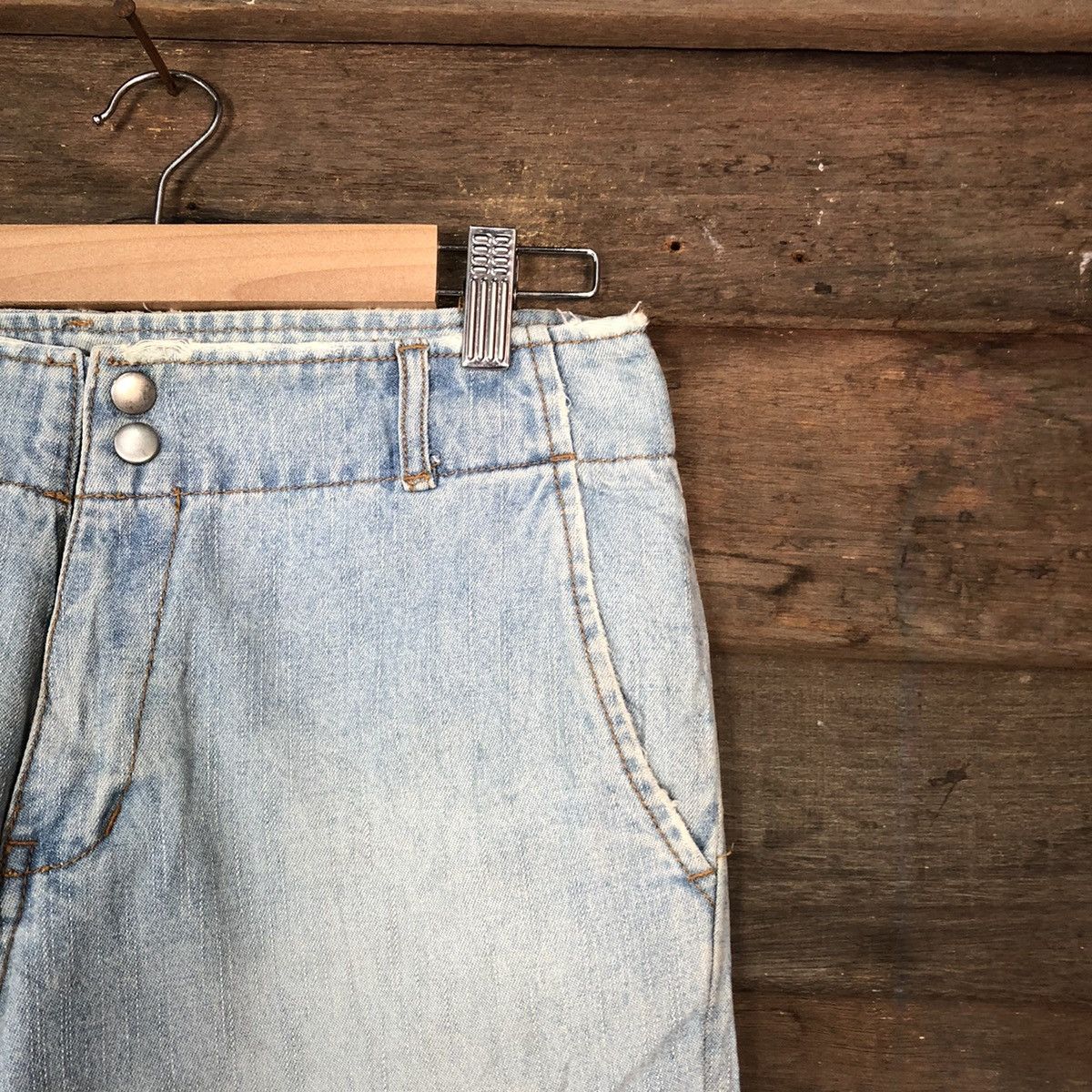 Japanese Brand Page Boy Blue Denim Multipocket Pants #6733 Size US 30 / EU 46 - 7 Thumbnail