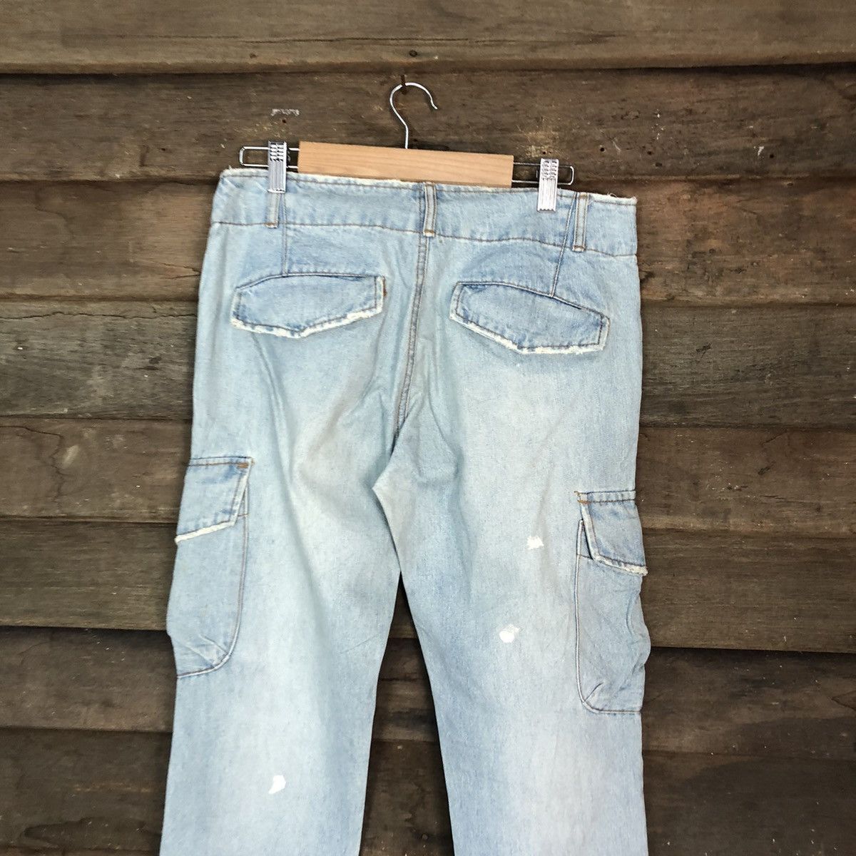 Japanese Brand Page Boy Blue Denim Multipocket Pants #6733 Size US 30 / EU 46 - 9 Thumbnail