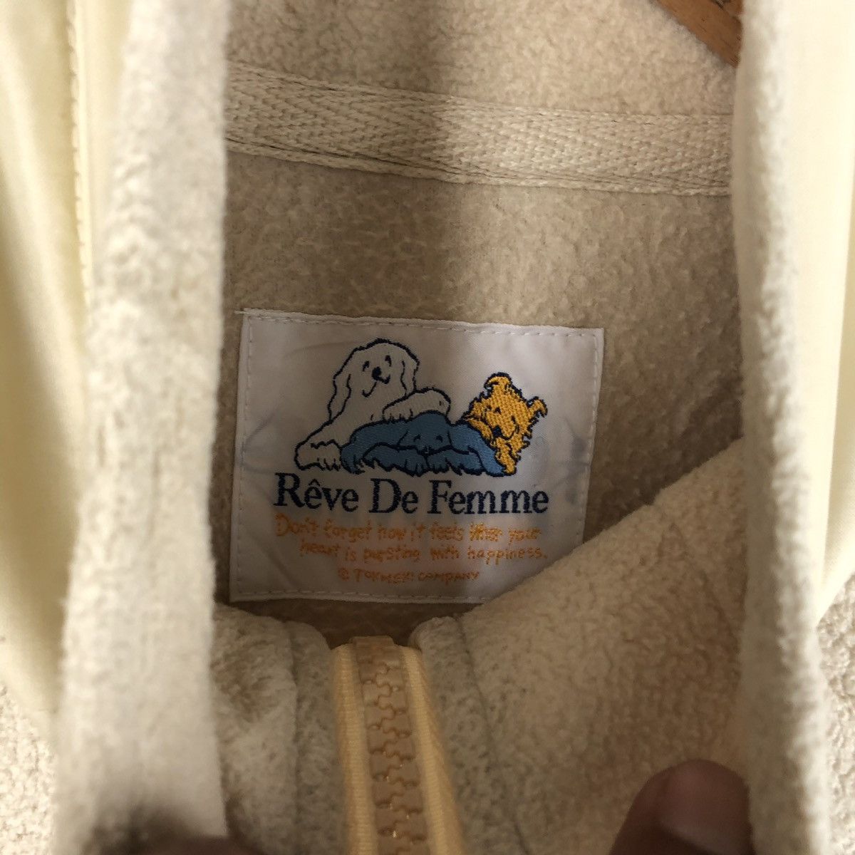 Japanese Brand Reve de femme embroidery fleece Size US S / EU 44-46 / 1 - 5 Thumbnail