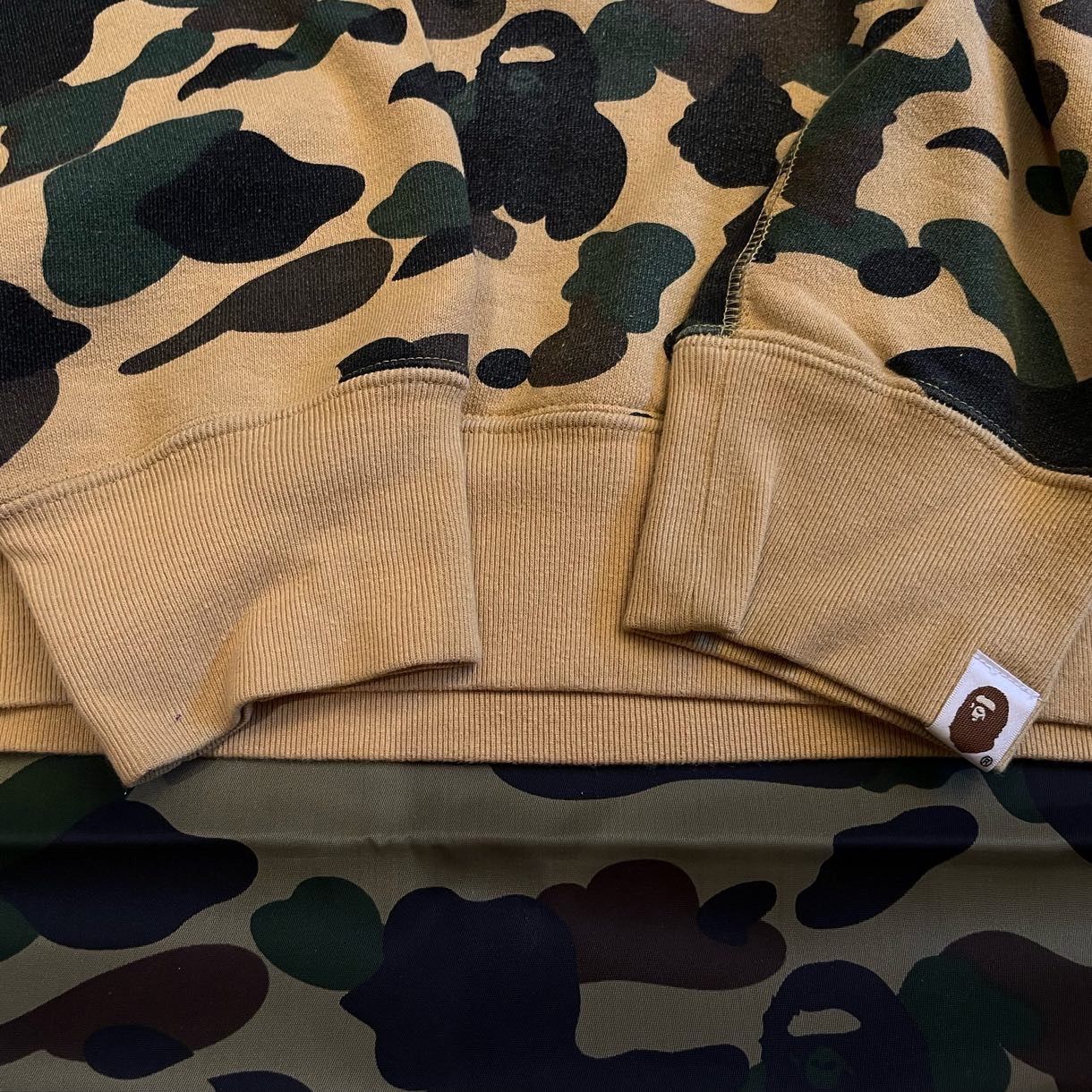 Bape 1ST CAMO COLLEGE PULLOVER HOODIE Size US M / EU 48-50 / 2 - 5 Thumbnail