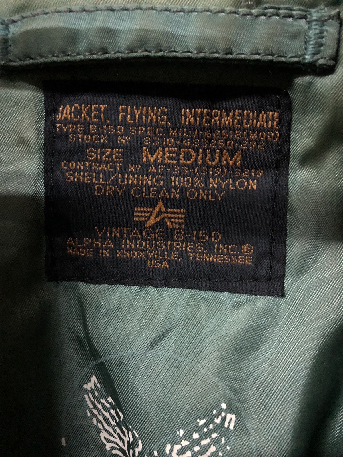 Alpha Industries Vtg Alpha Industries Us Air Force Type B-15D Bomber Jacket Size US M / EU 48-50 / 2 - 15 Thumbnail