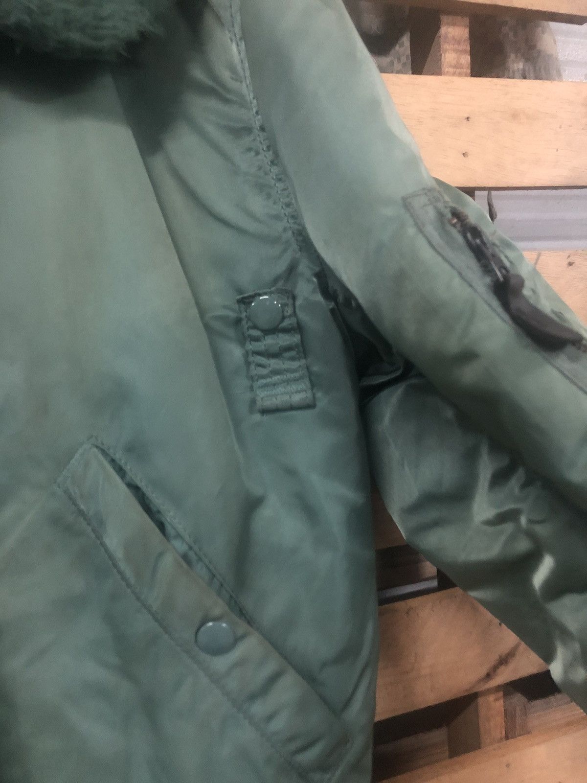Alpha Industries Vtg Alpha Industries Us Air Force Type B-15D Bomber Jacket Size US M / EU 48-50 / 2 - 9 Thumbnail