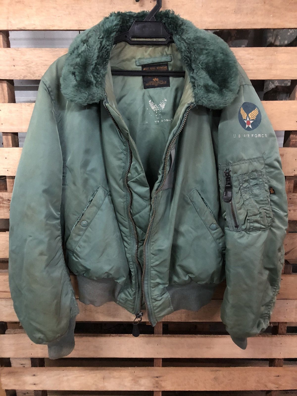 Alpha Industries Vtg Alpha Industries Us Air Force Type B-15D Bomber Jacket Size US M / EU 48-50 / 2 - 3 Thumbnail
