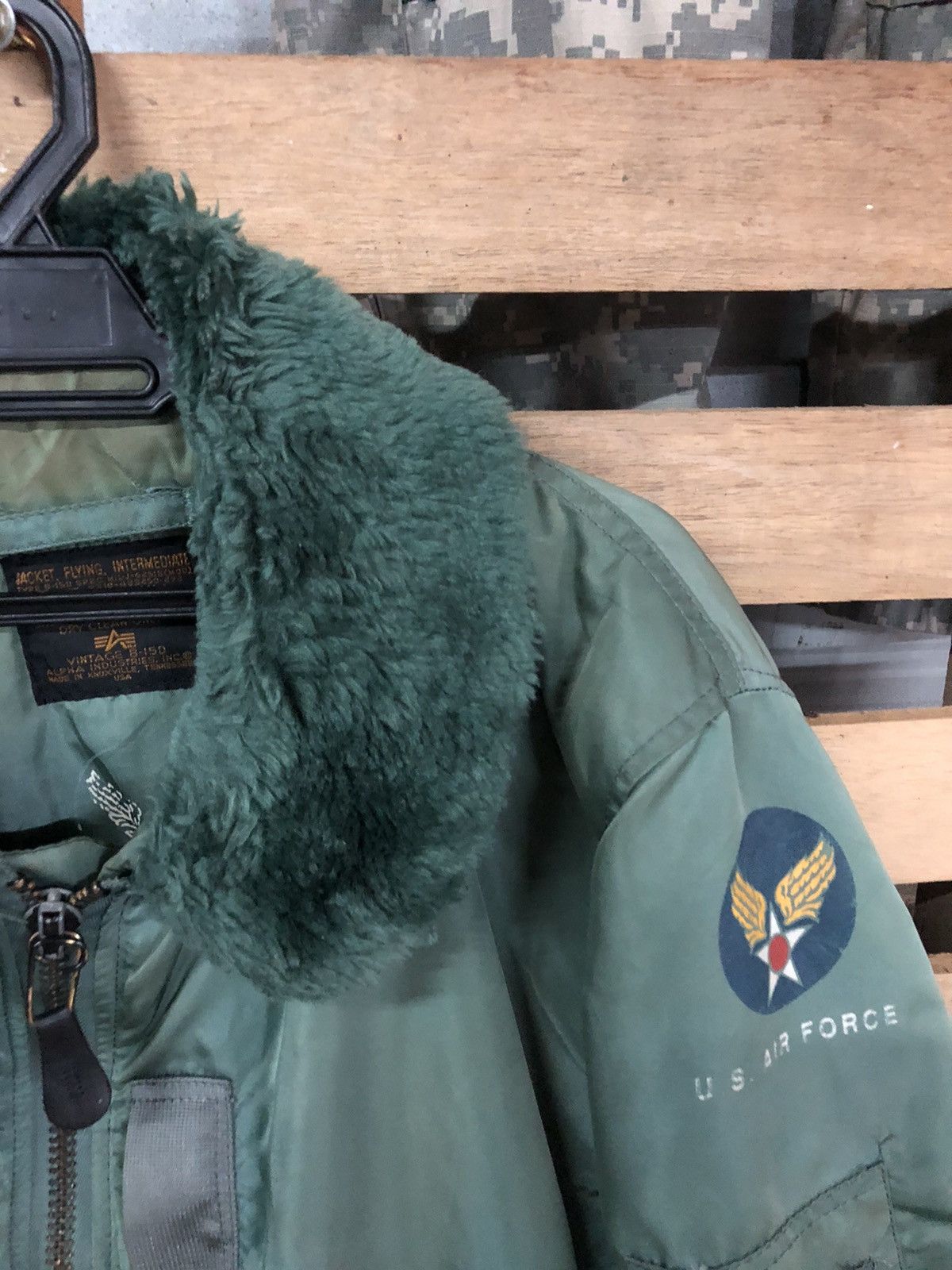 Alpha Industries Vtg Alpha Industries Us Air Force Type B-15D Bomber Jacket Size US M / EU 48-50 / 2 - 8 Thumbnail