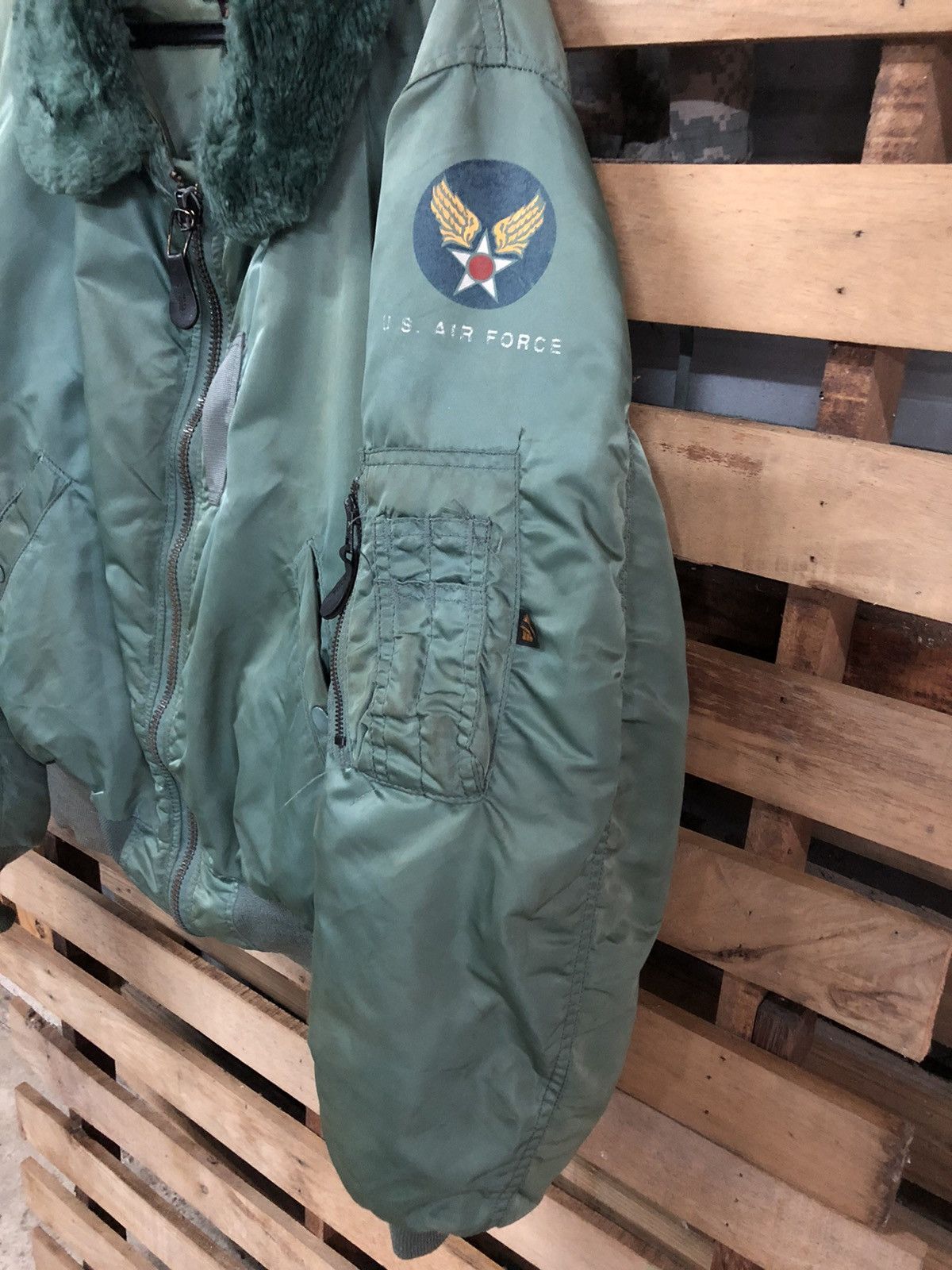 Alpha Industries Vtg Alpha Industries Us Air Force Type B-15D Bomber Jacket Size US M / EU 48-50 / 2 - 4 Thumbnail