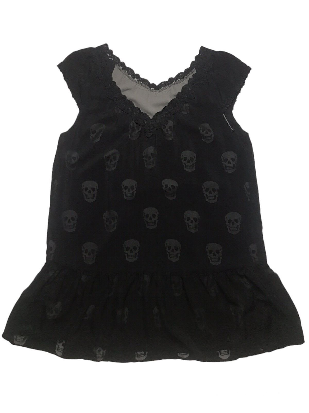image of Beauty Beast x Hysteric Glamour Skull Pattern Dress in Black, Women's