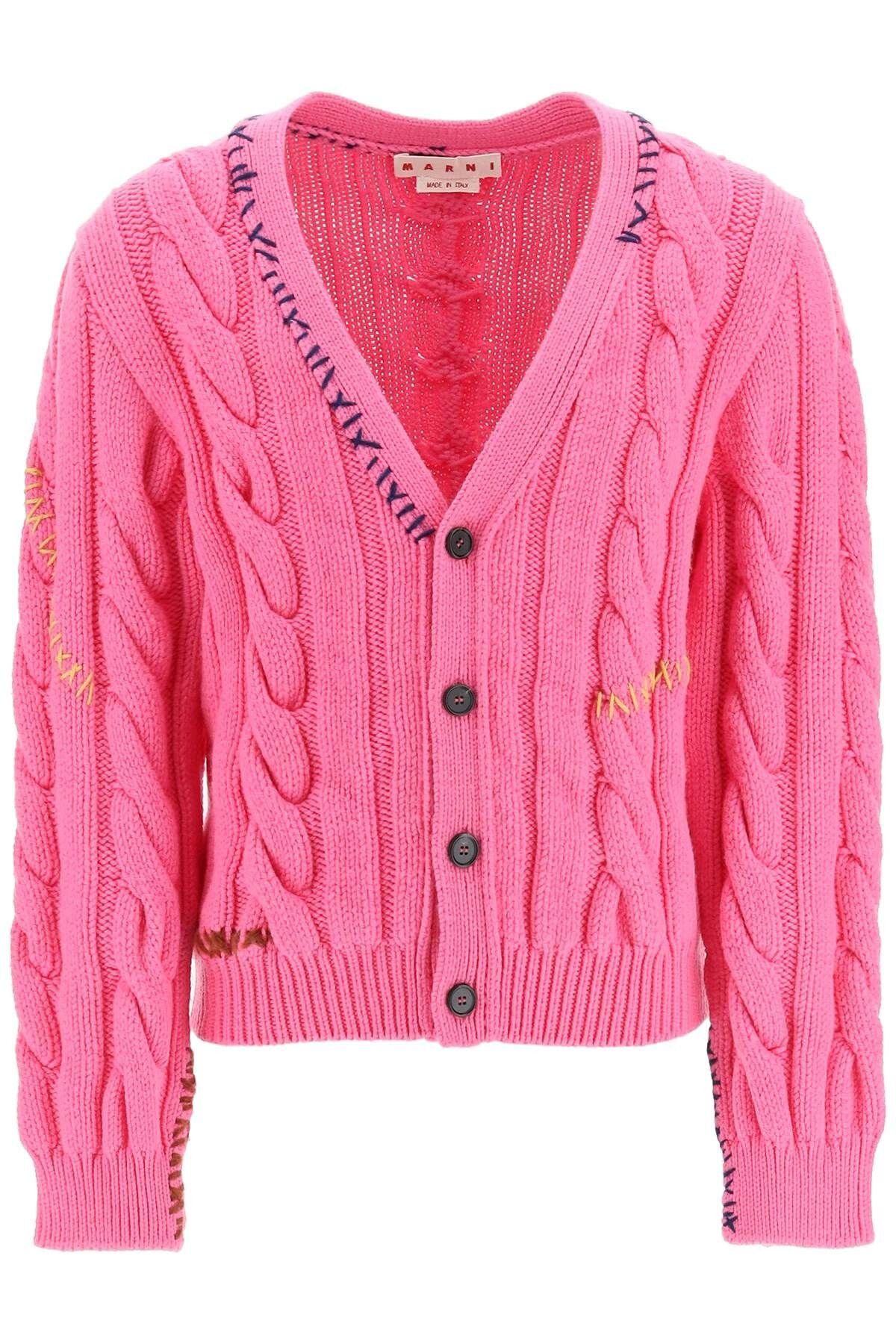 Marni Cardigan in Fuchsia Size US M / EU 48-50 / 2 - 1 Preview